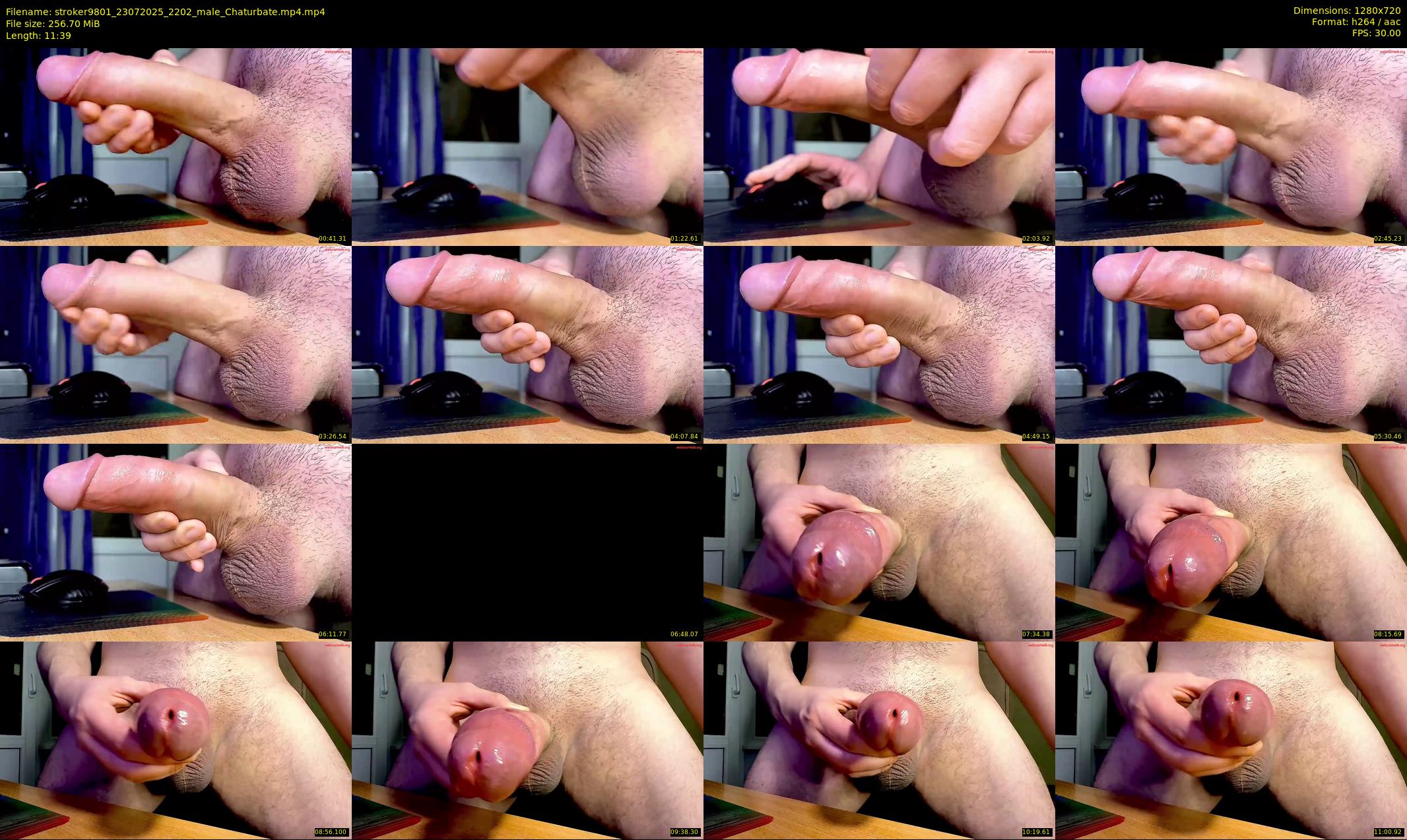 stroker9801 — 12 minute Chaturbate male cam show recording, 720p, Jul 23, 2025