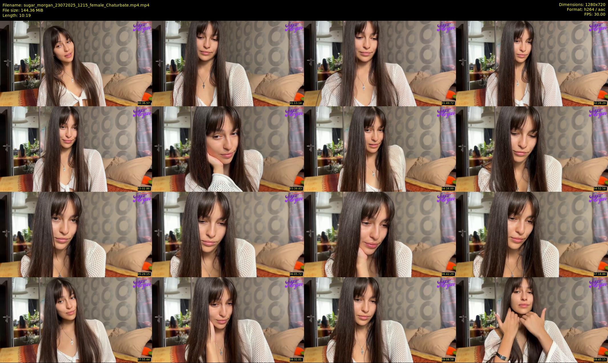 sugar_morgan — 11 minute Chaturbate female cam show recording, 720p, Jul 23, 2025