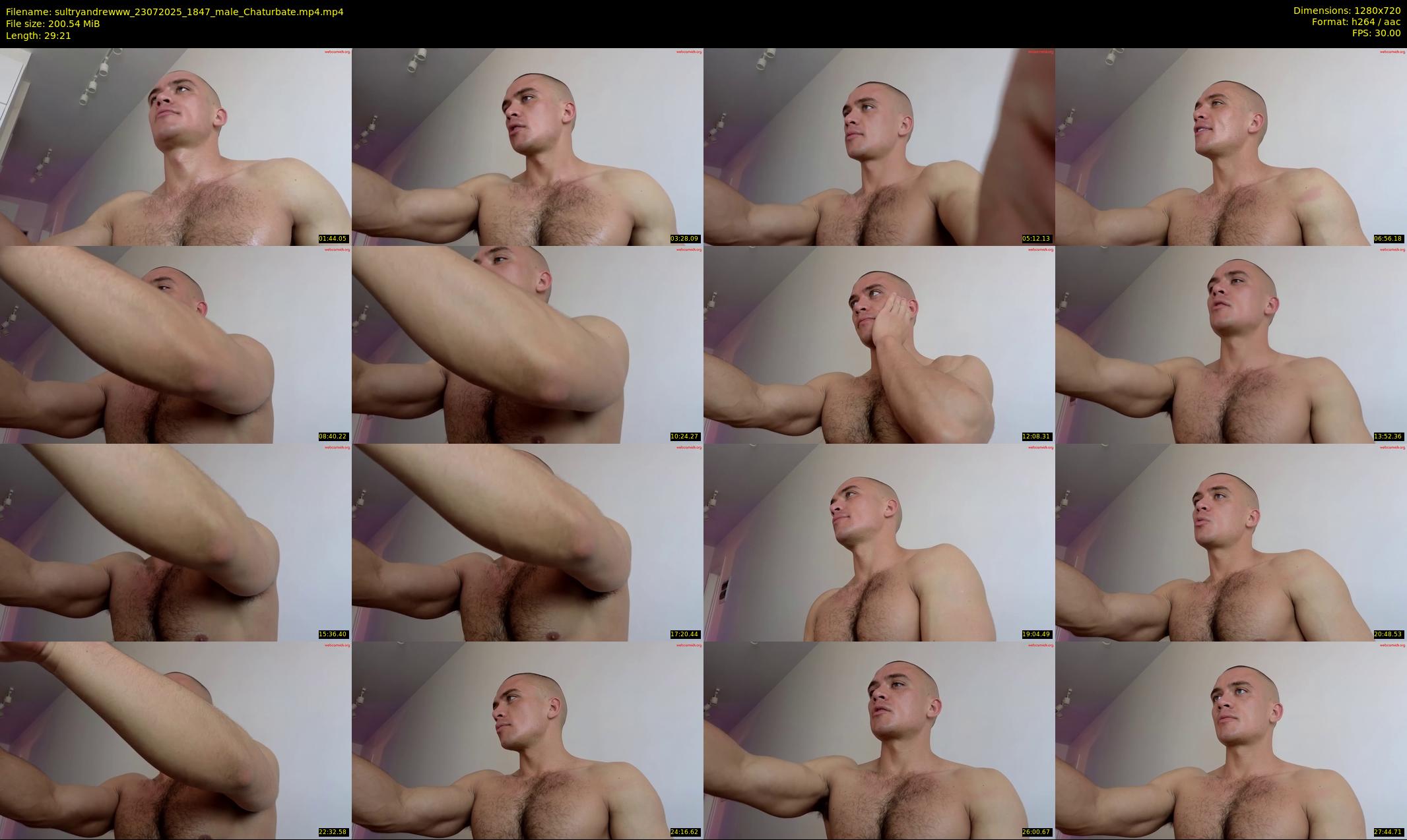 sultryandrewww — 30 minute Chaturbate male cam show recording, 720p, Jul 23, 2025