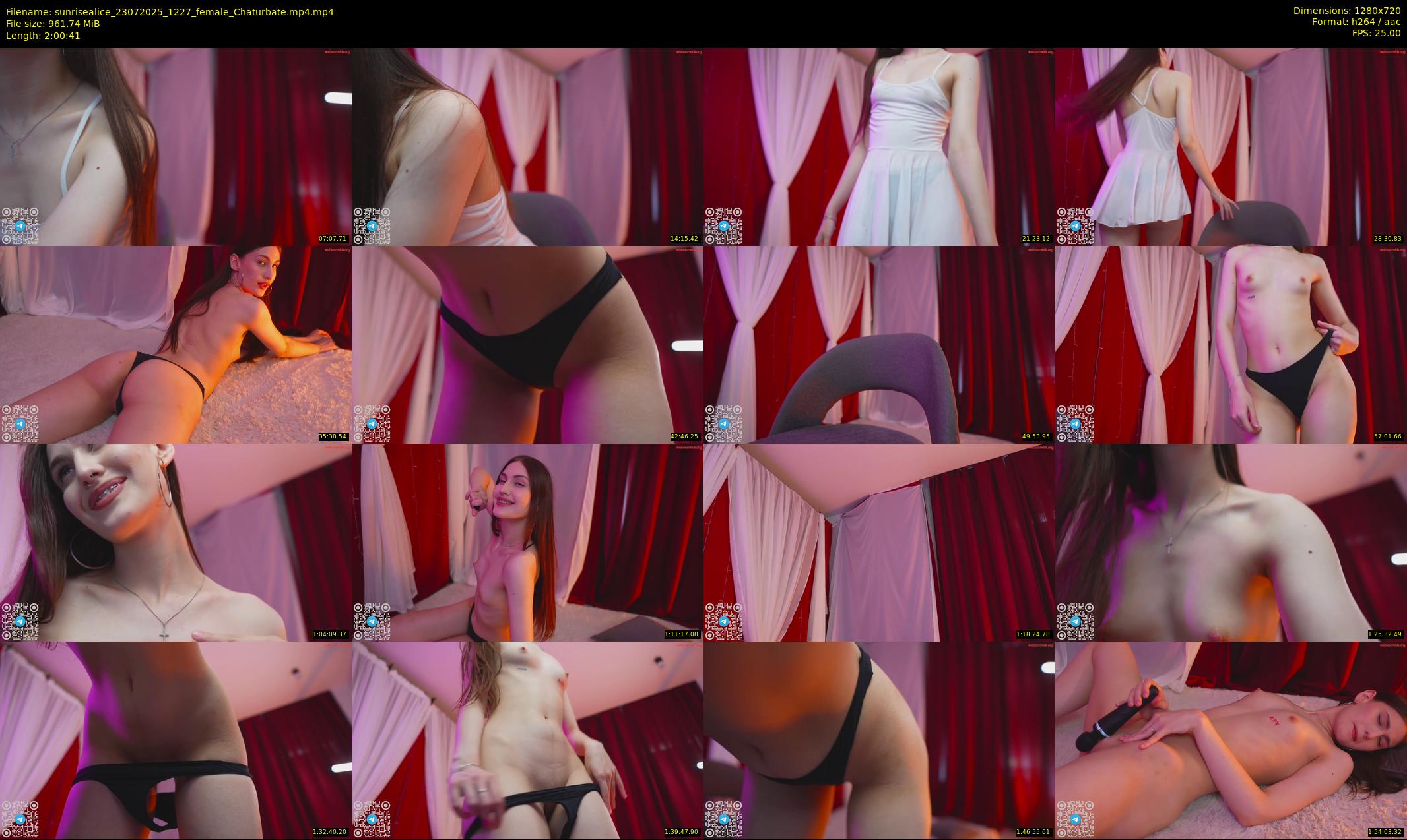 sunrisealice — 121 minute Chaturbate female cam show recording, 720p, Jul 23, 2025