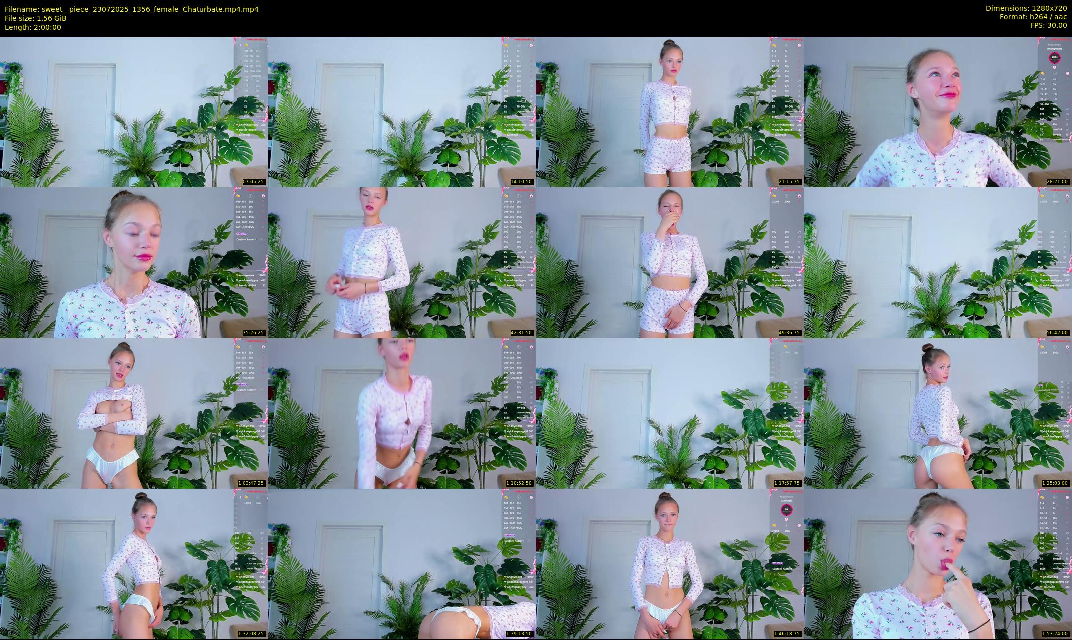 sweet__piece — 120 minute Chaturbate female cam show recording, 720p, Jul 23, 2025