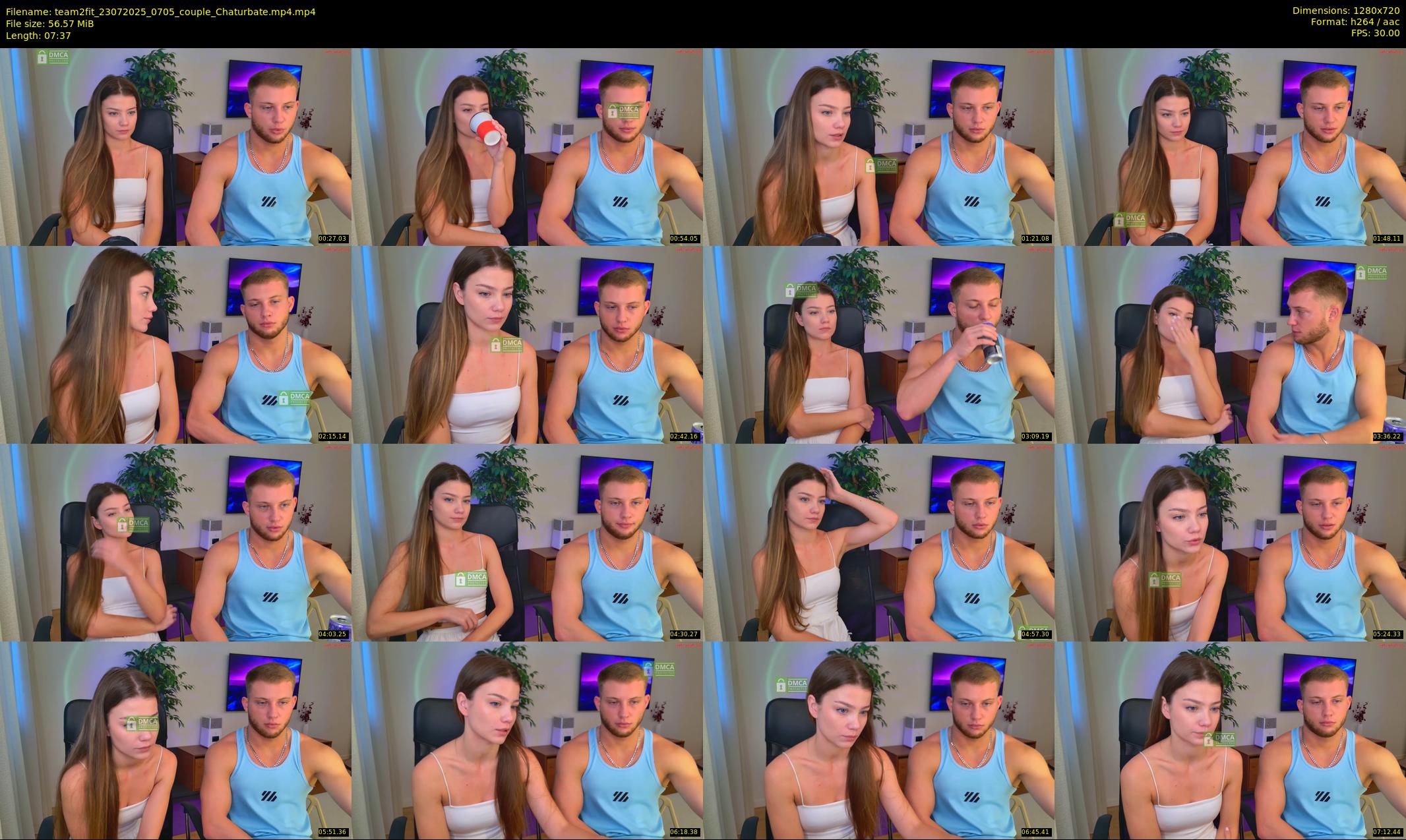 team2fit — 8 minute Chaturbate couple cam show recording, 720p, Jul 23, 2025