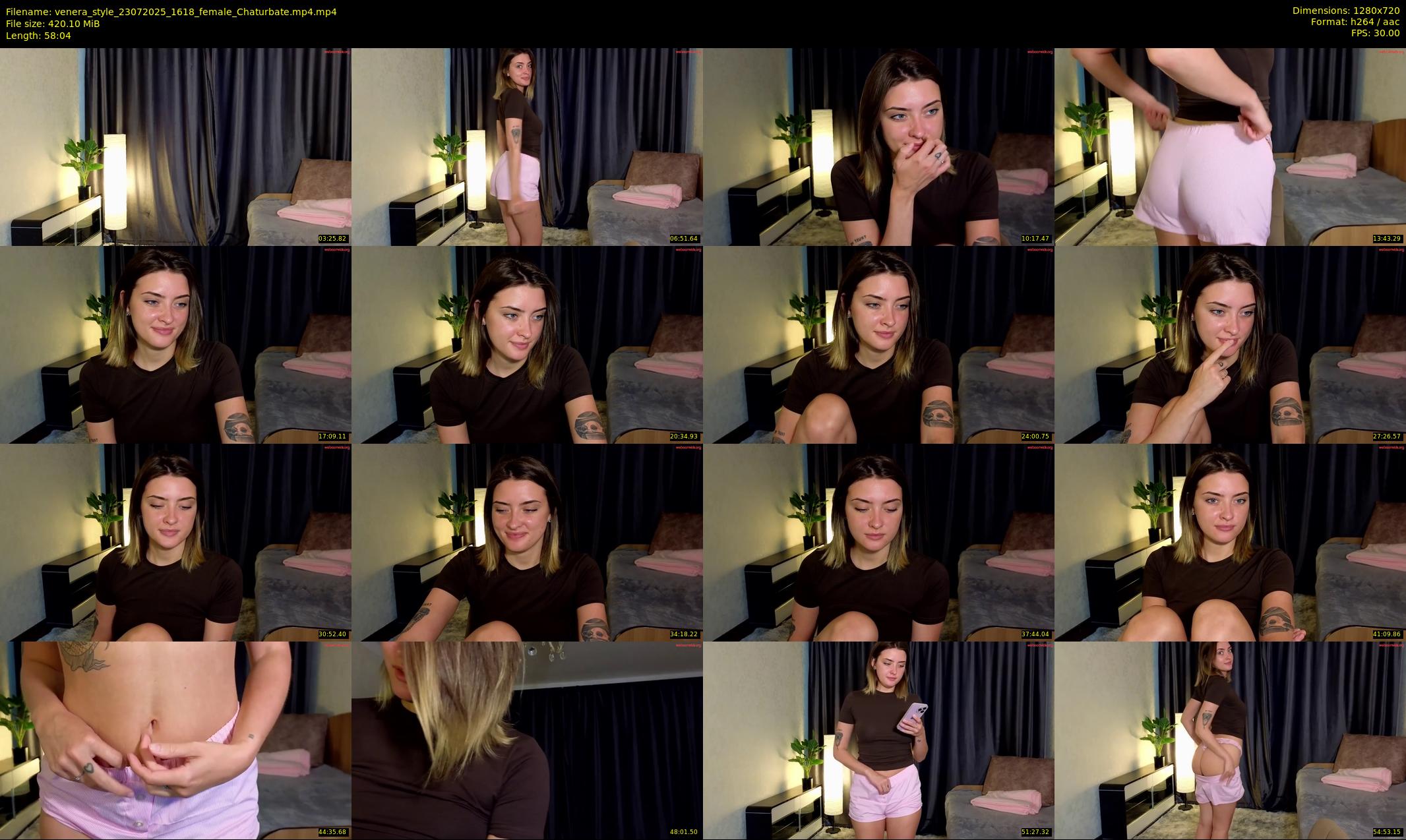 venera_style — 59 minute Chaturbate female cam show recording, 720p, Jul 23, 2025