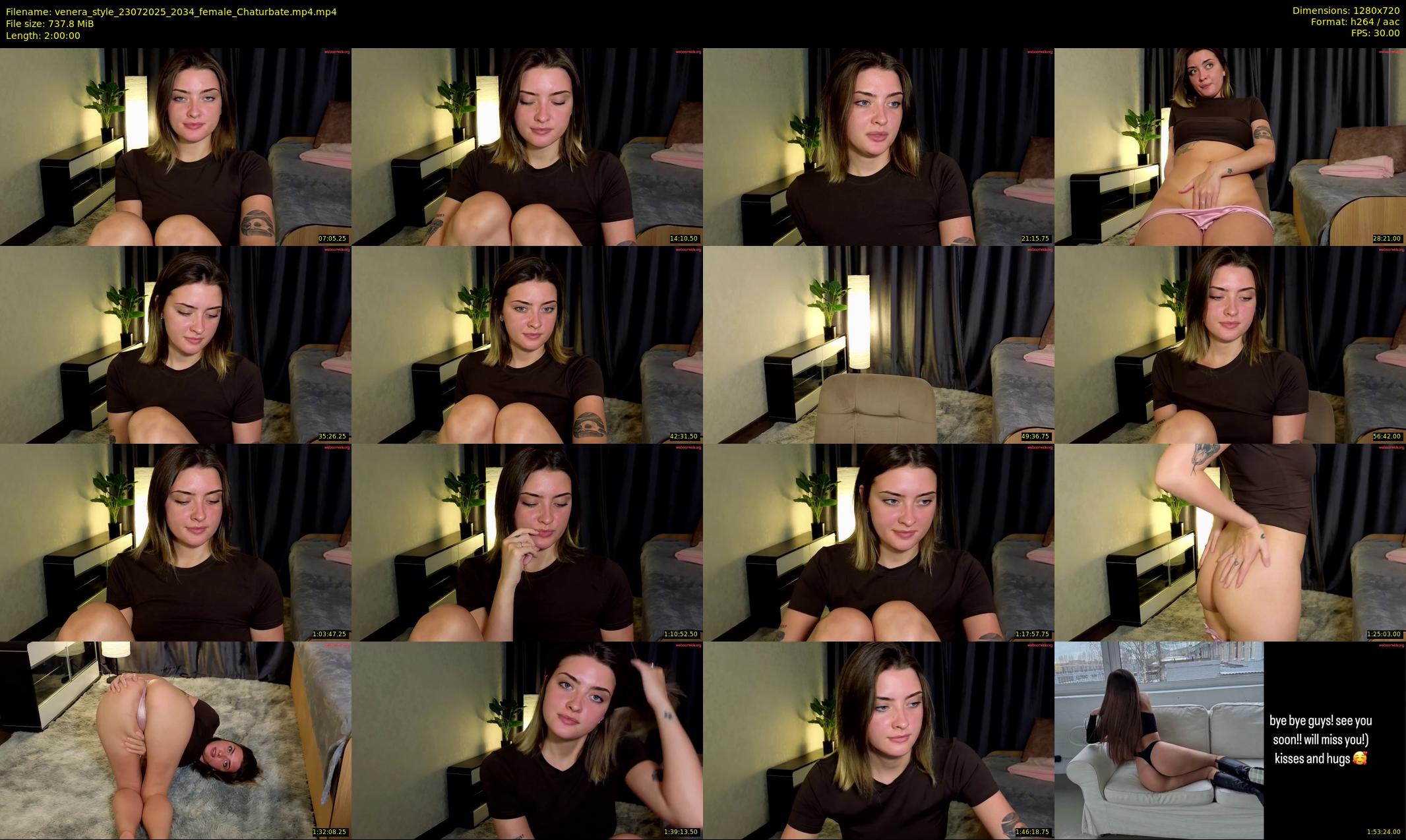 venera_style — 120 minute Chaturbate female cam show recording, 720p, Jul 23, 2025
