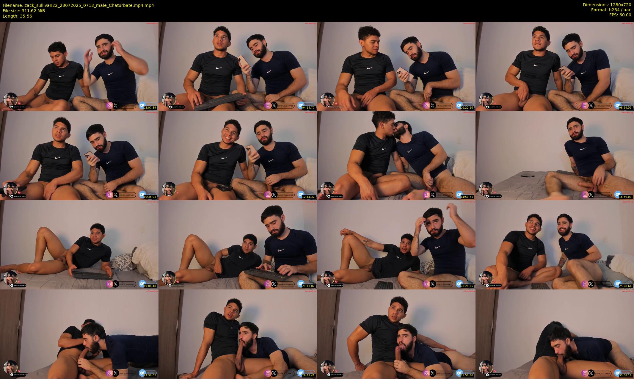 zack_sullivan22 — 36 minute Chaturbate male cam show recording, 720p, Jul 23, 2025