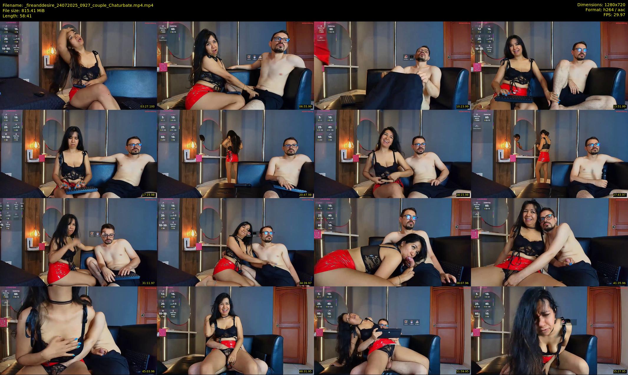 _fireanddesire — 59 minute Chaturbate couple cam show recording, 720p, Jul 24, 2025