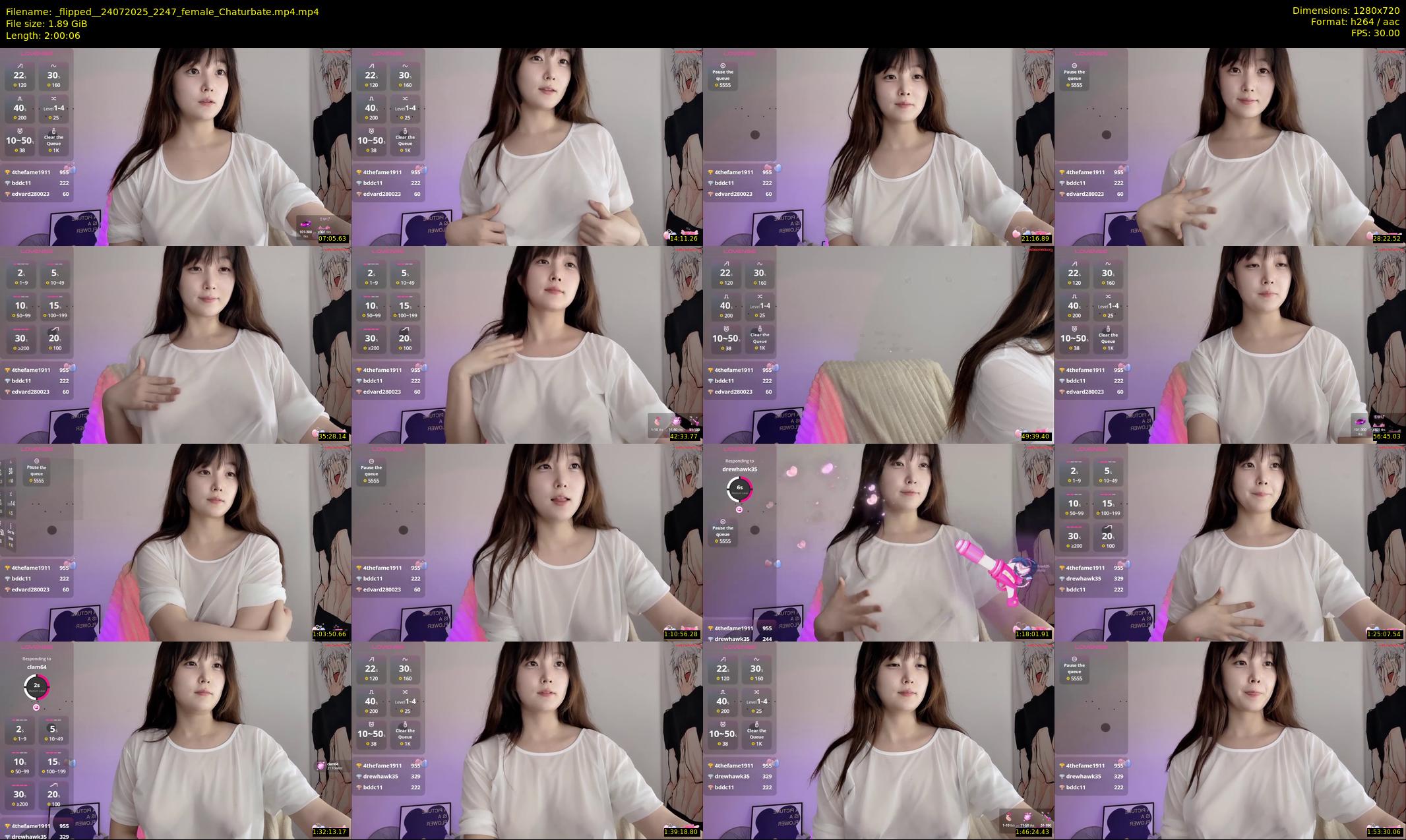 _flipped_ — 121 minute Chaturbate female cam show recording, 720p, Jul 24, 2025