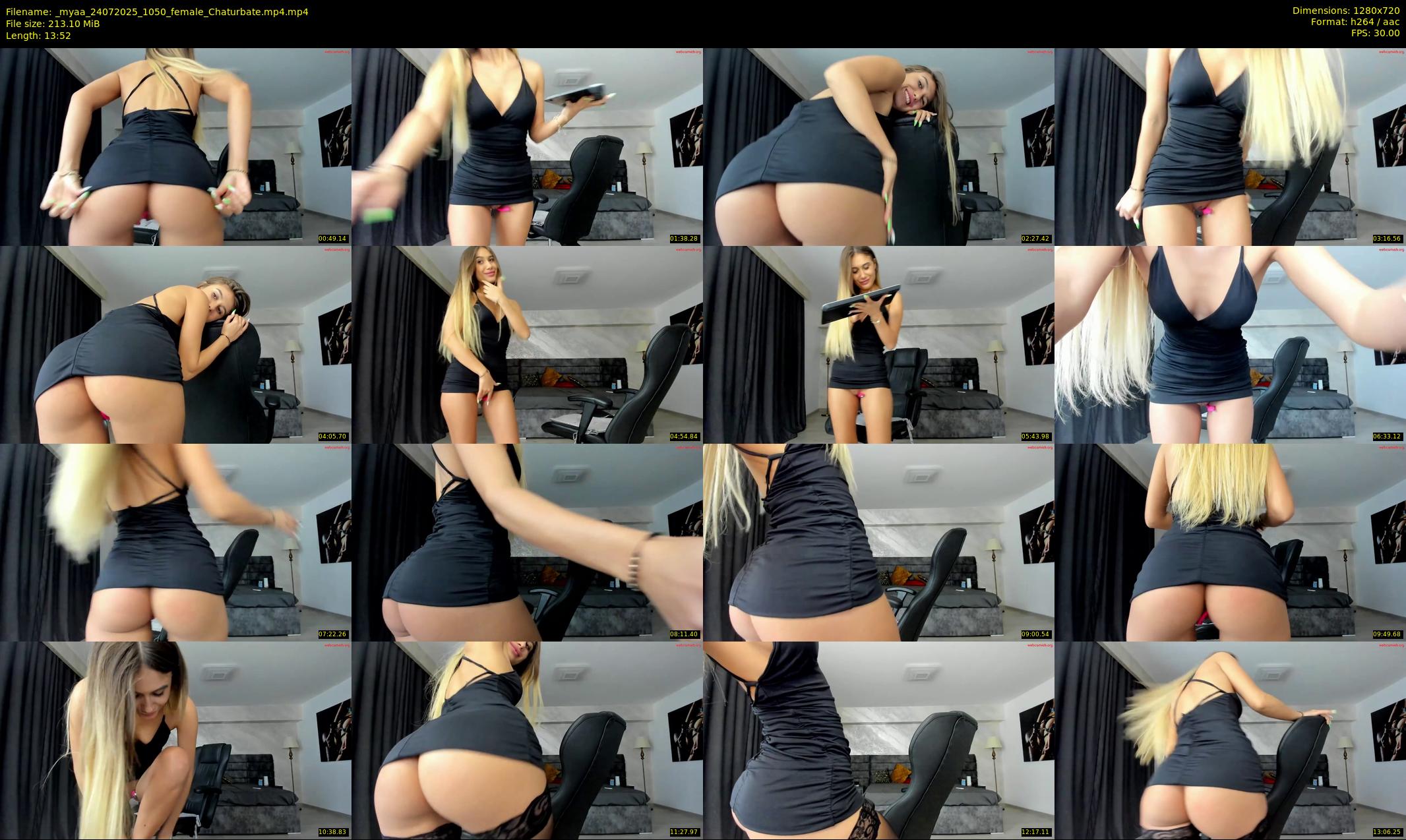 _myaa — 14 minute Chaturbate female cam show recording, 720p, Jul 24, 2025