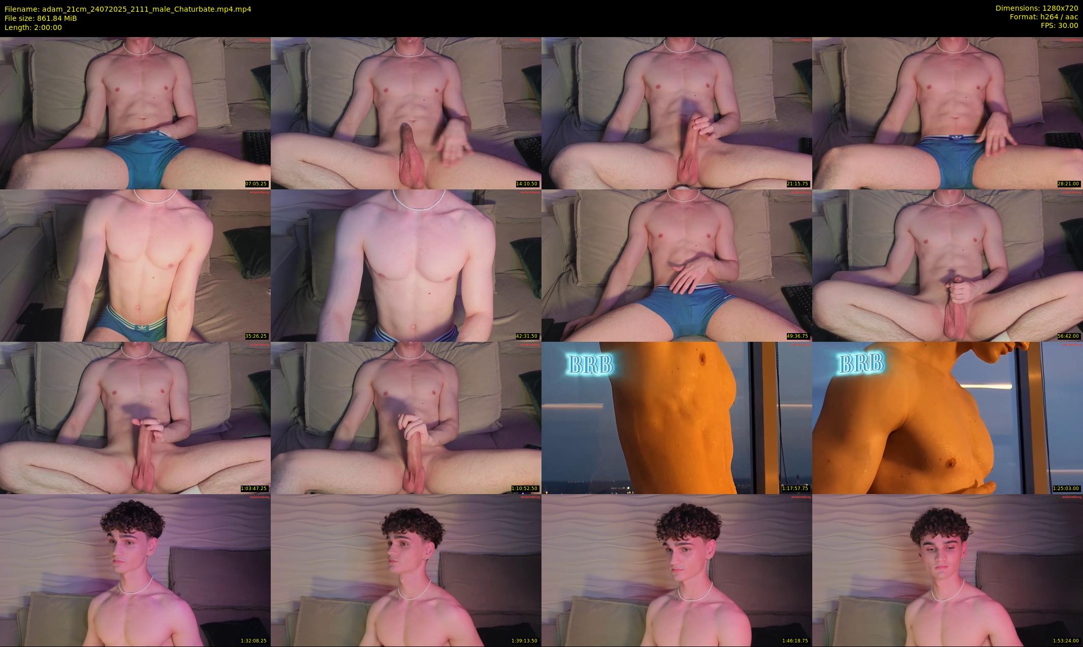 adam_21cm — 120 minute Chaturbate male cam show recording, 720p, Jul 24, 2025