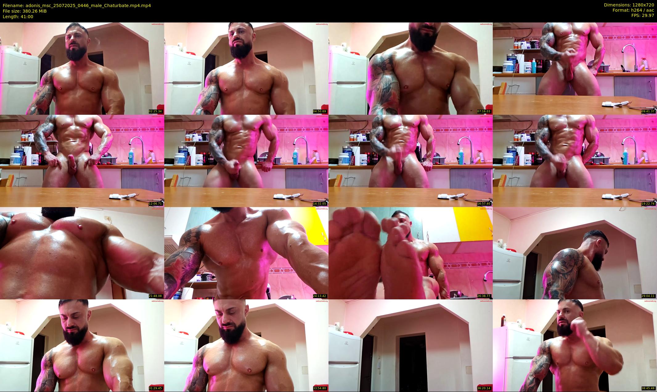 adonis_msc — 41 minute Chaturbate male cam show recording, 720p, Jul 25, 2025