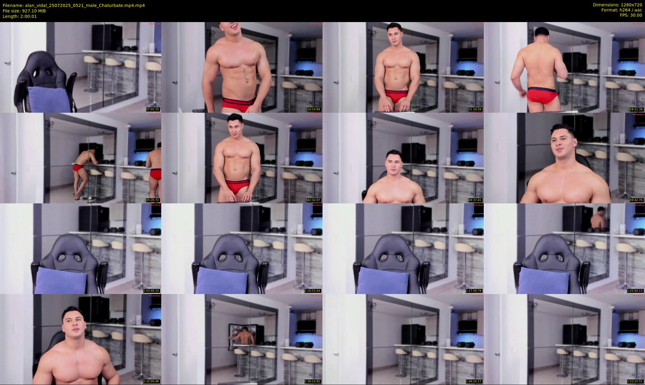 alan_vidal — 121 minute Chaturbate male cam show recording, 720p, Jul 25, 2025