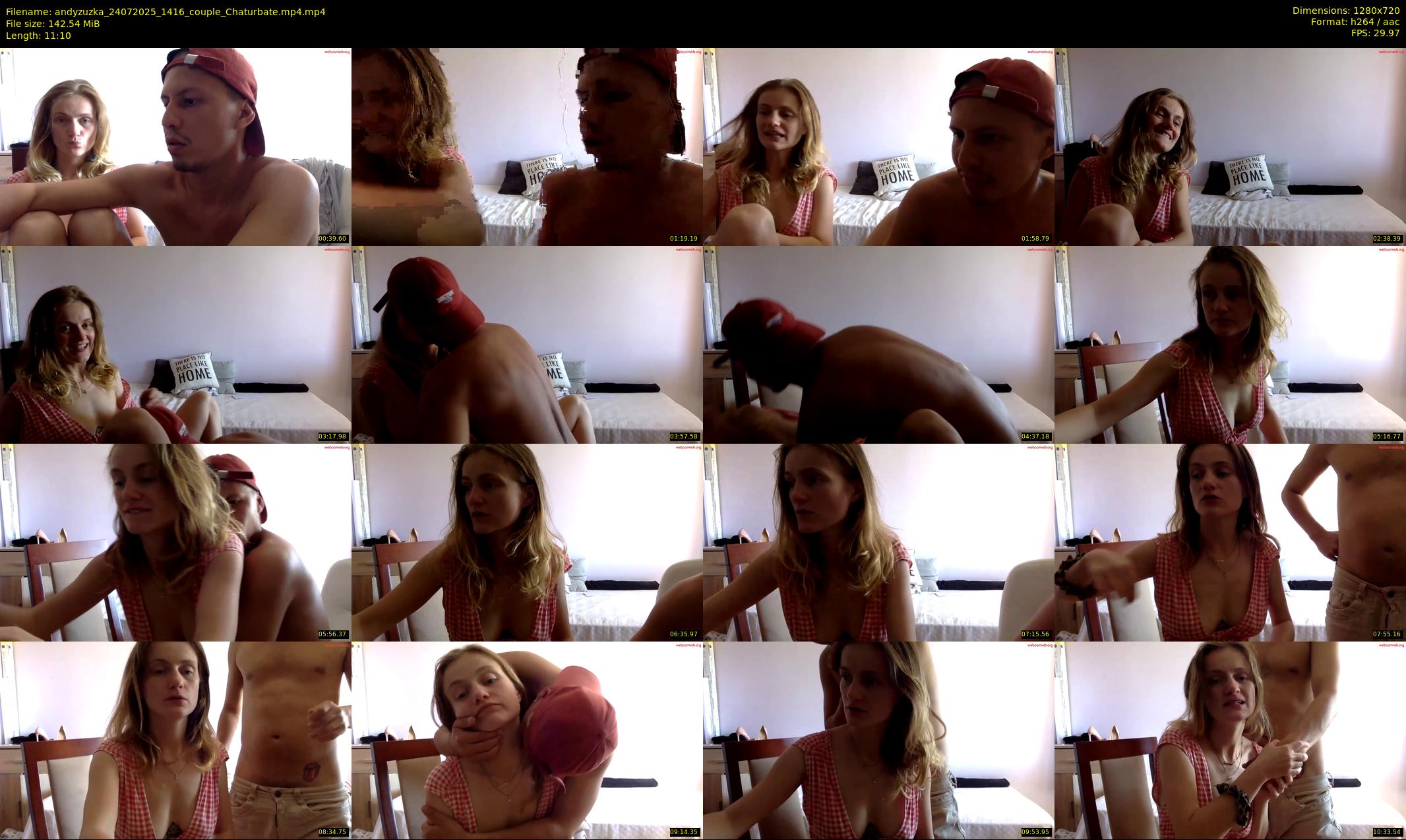 andyzuzka — 12 minute Chaturbate couple cam show recording, 720p, Jul 24, 2025