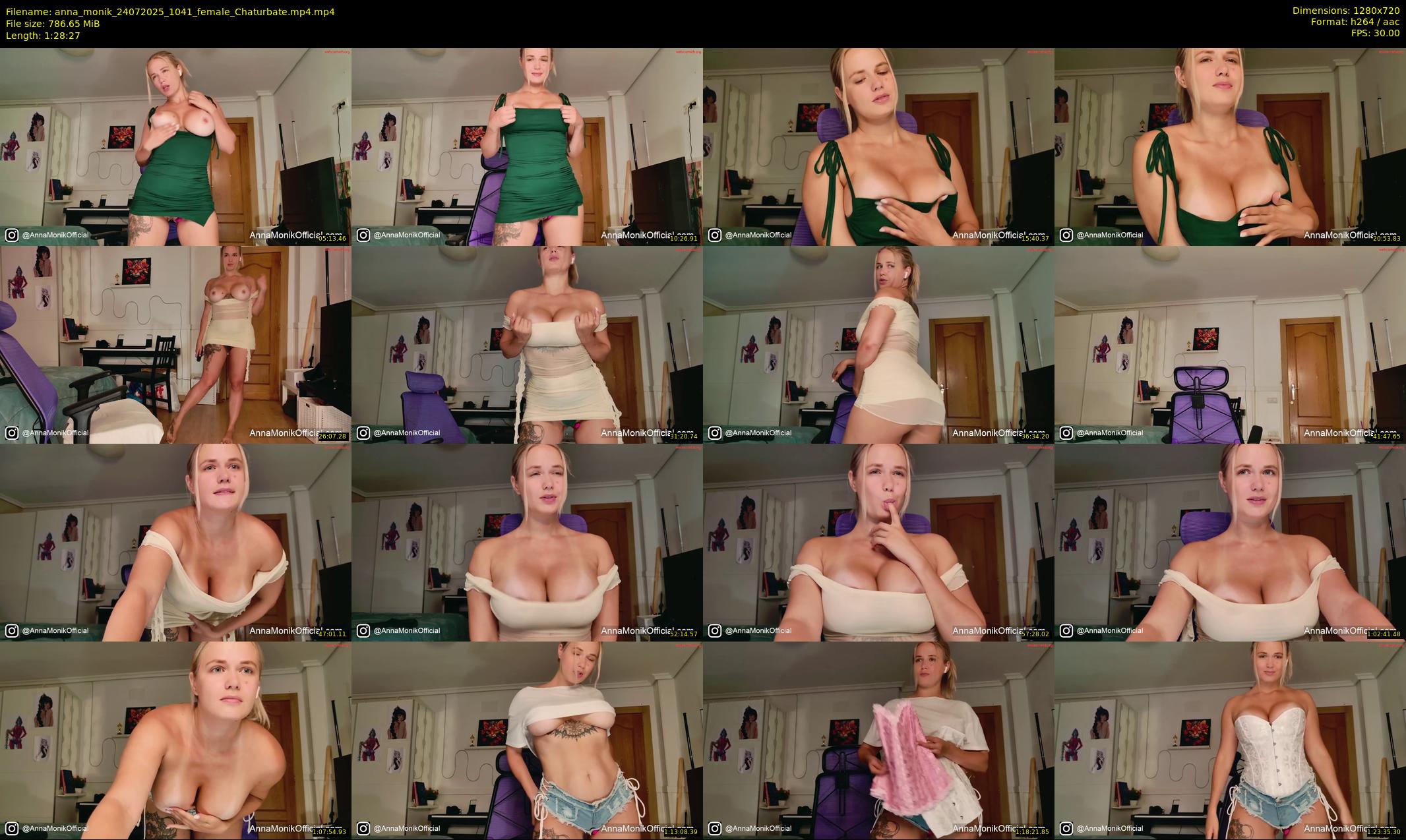 anna_monik — 89 minute Chaturbate couple cam show recording, 720p, Jul 24, 2025