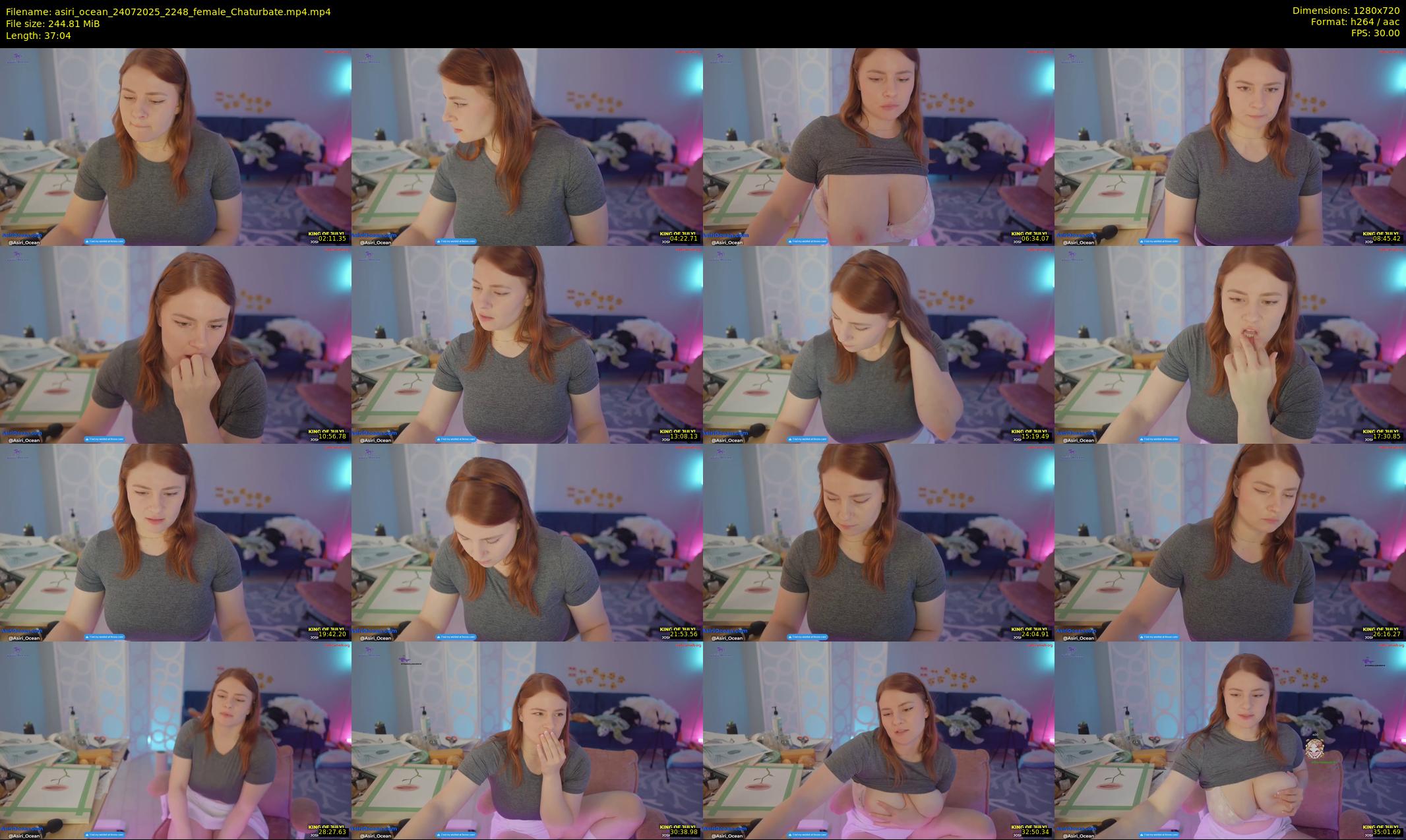 asiri_ocean — 38 minute Chaturbate female cam show recording, 720p, Jul 24, 2025