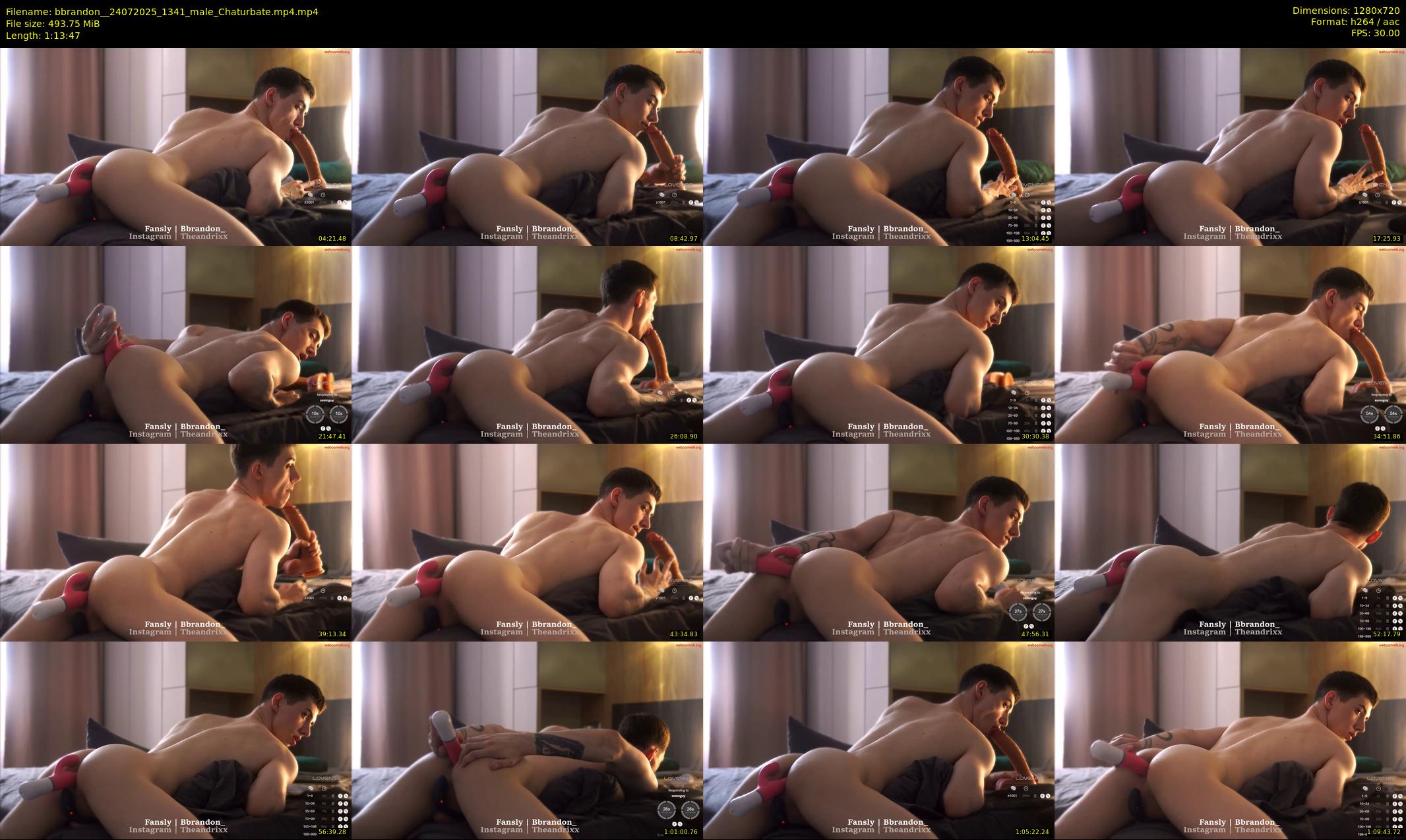 bbrandon_ — 74 minute Chaturbate male cam show recording, 720p, Jul 24, 2025