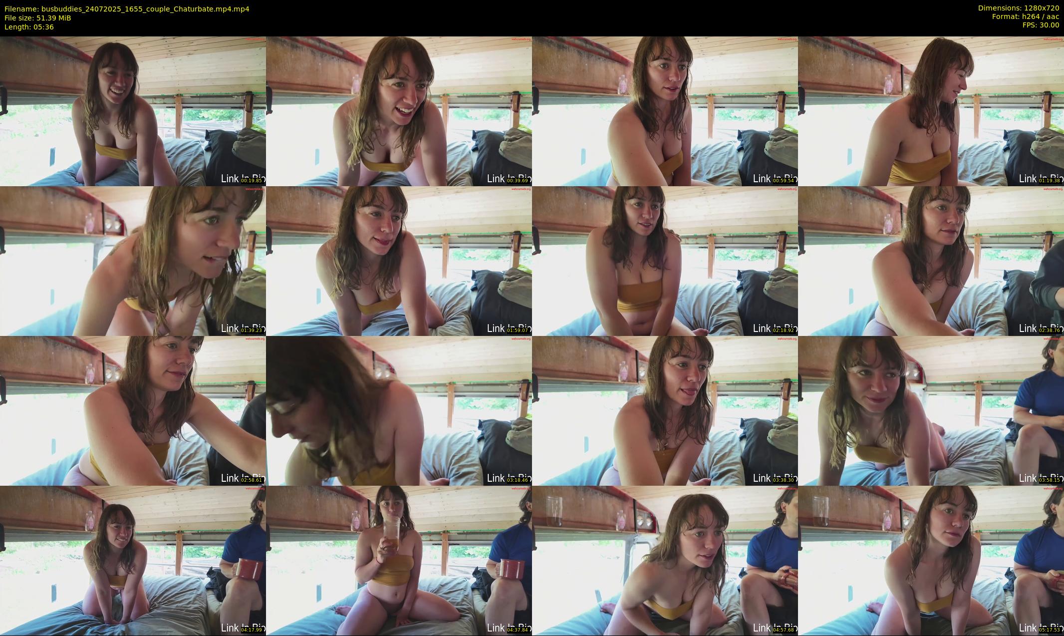 busbuddies — 6 minute Chaturbate couple cam show recording, 720p, Jul 24, 2025