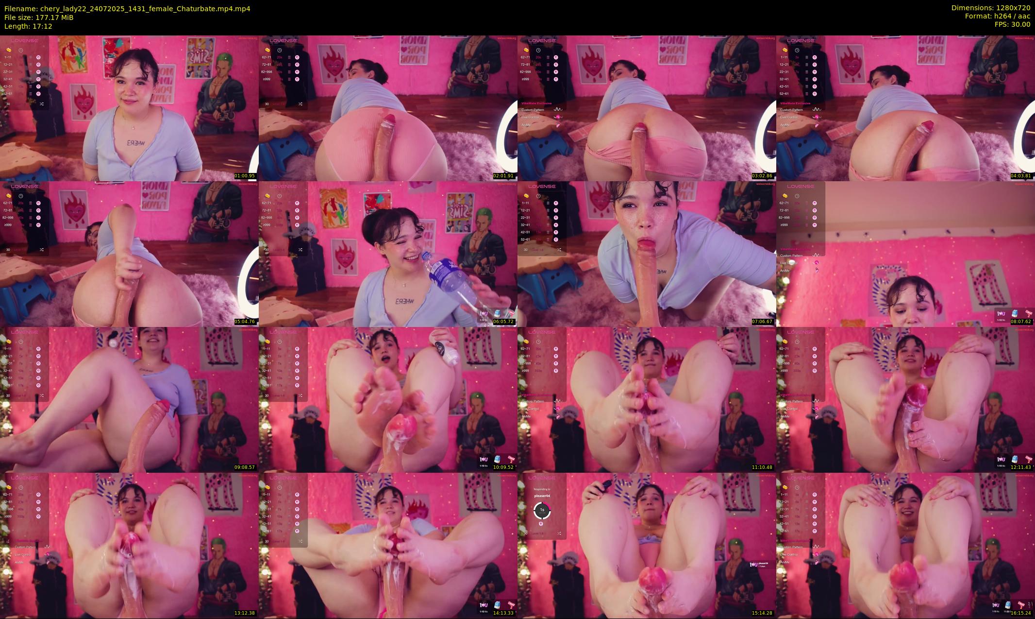 chery_lady22 — 18 minute Chaturbate female cam show recording, 720p, Jul 24, 2025