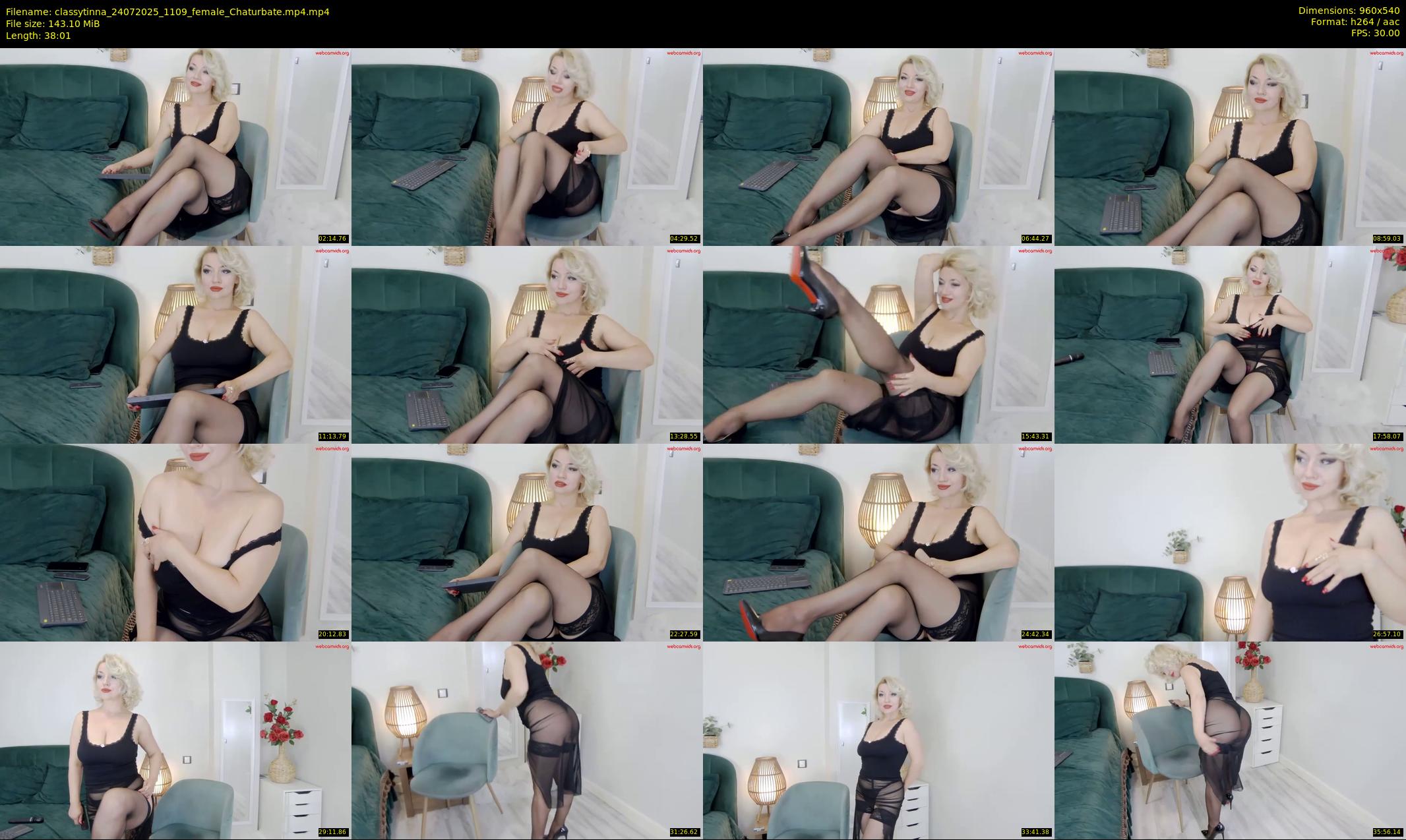 classytinna — 39 minute Chaturbate female cam show recording, 480p, Jul 24, 2025
