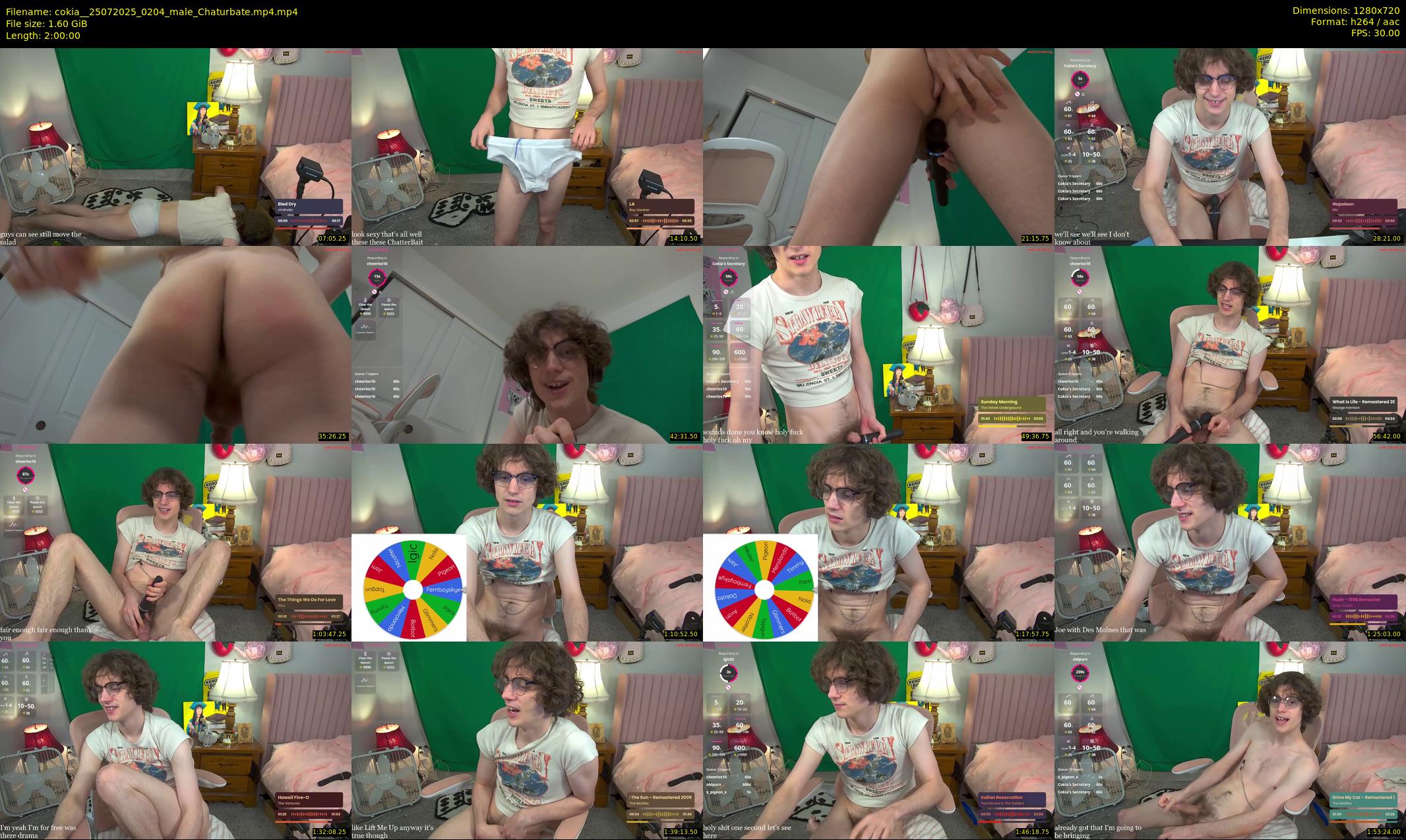 cokia_ — 120 minute Chaturbate male cam show recording, 720p, Jul 25, 2025
