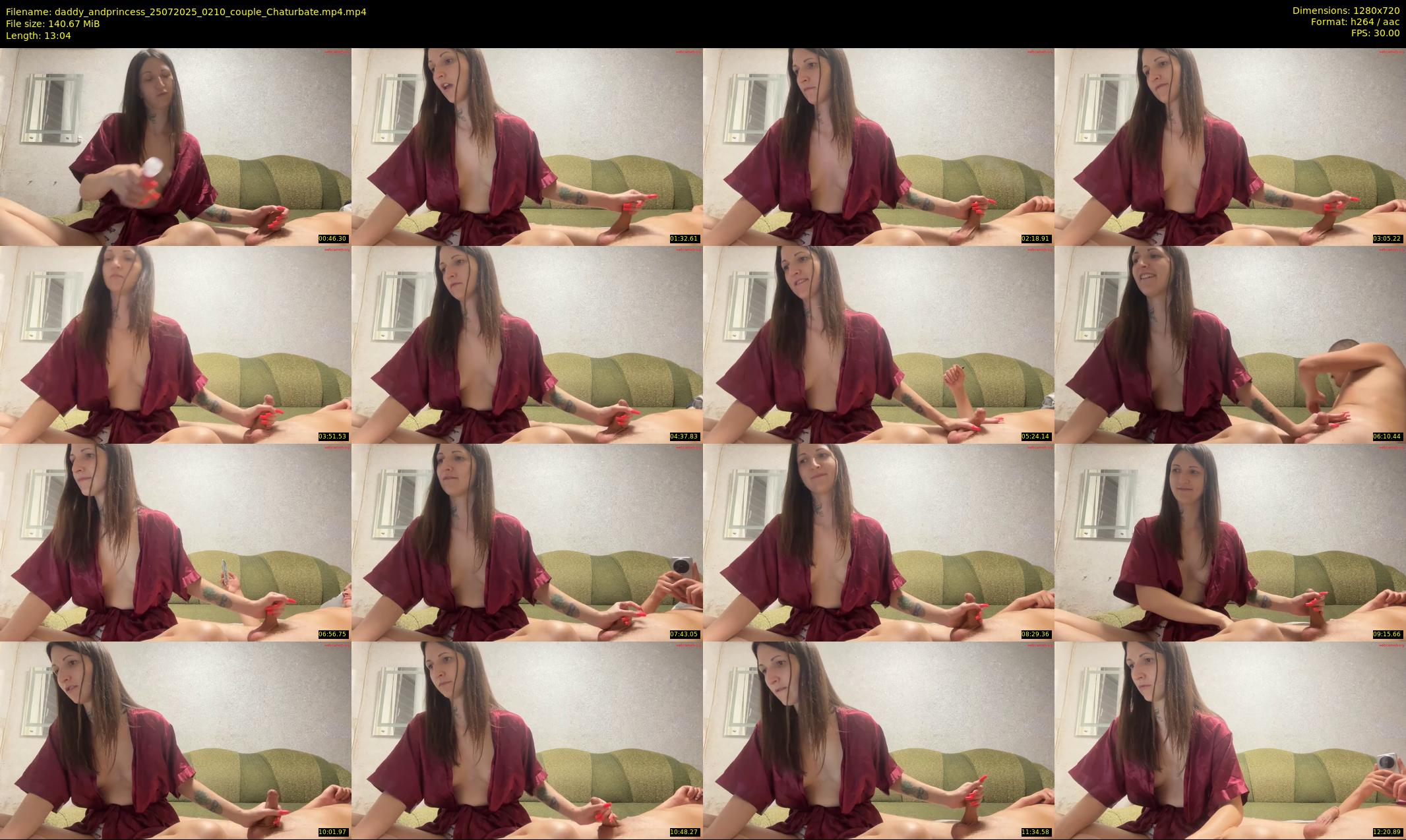 daddy_andprincess — 14 minute Chaturbate couple cam show recording, 720p, Jul 25, 2025
