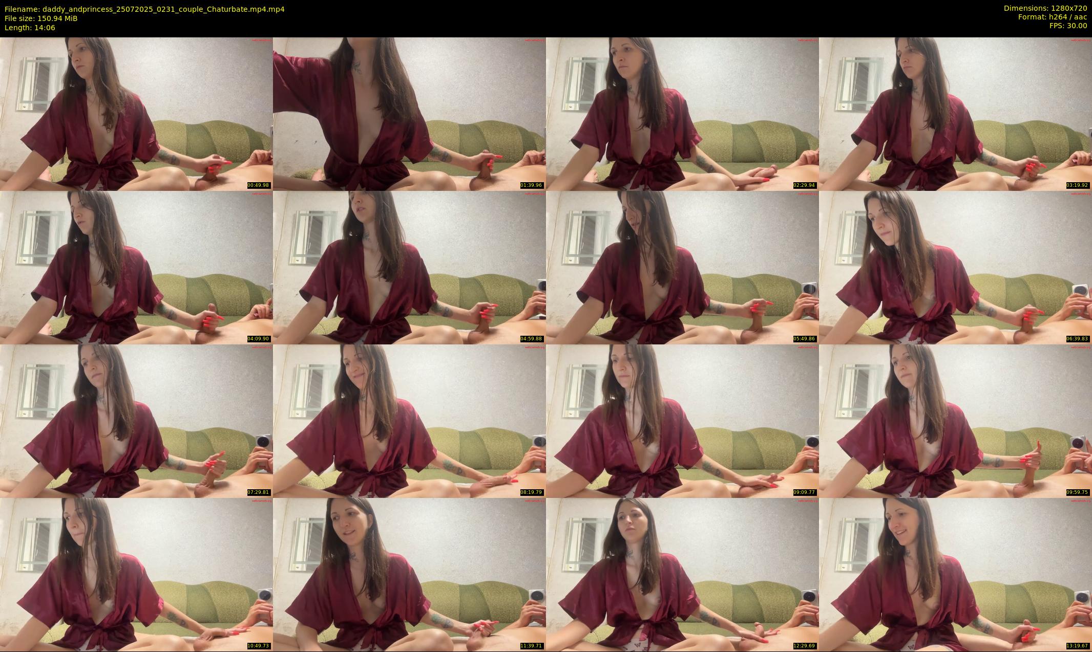 daddy_andprincess — 15 minute Chaturbate couple cam show recording, 720p, Jul 25, 2025