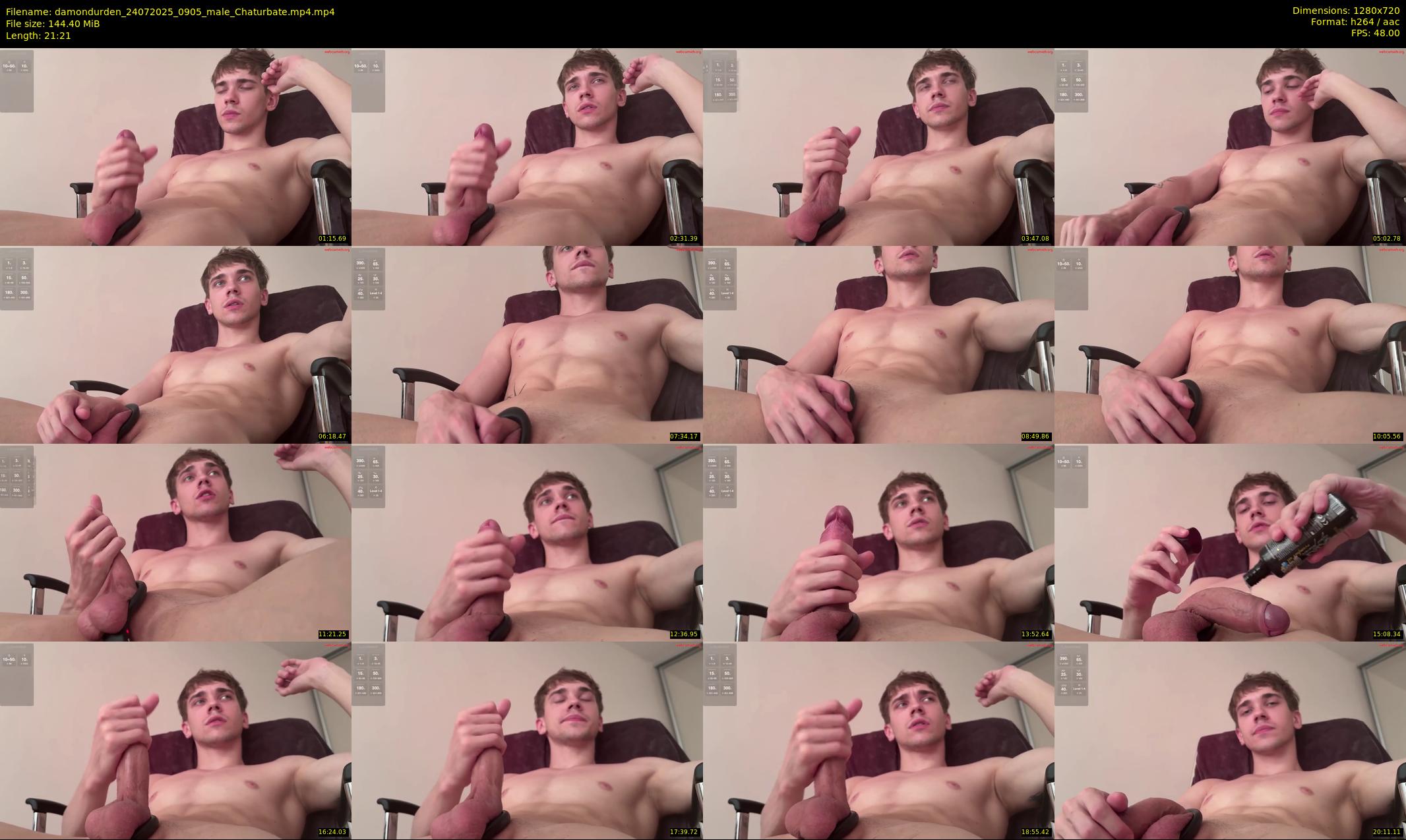 damondurden — 22 minute Chaturbate male cam show recording, 720p, Jul 24, 2025