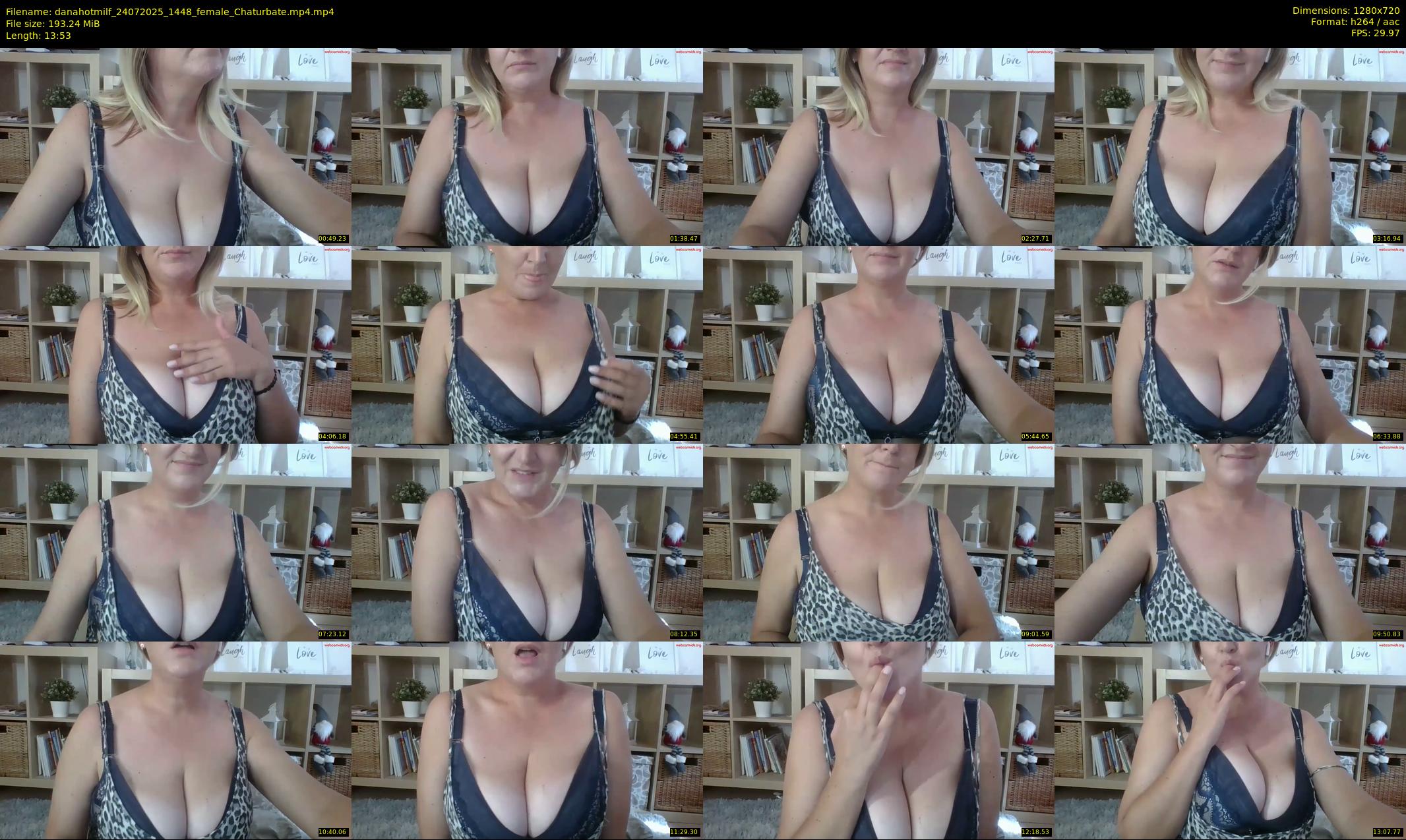 danahotmilf — 14 minute Chaturbate female cam show recording, 720p, Jul 24, 2025