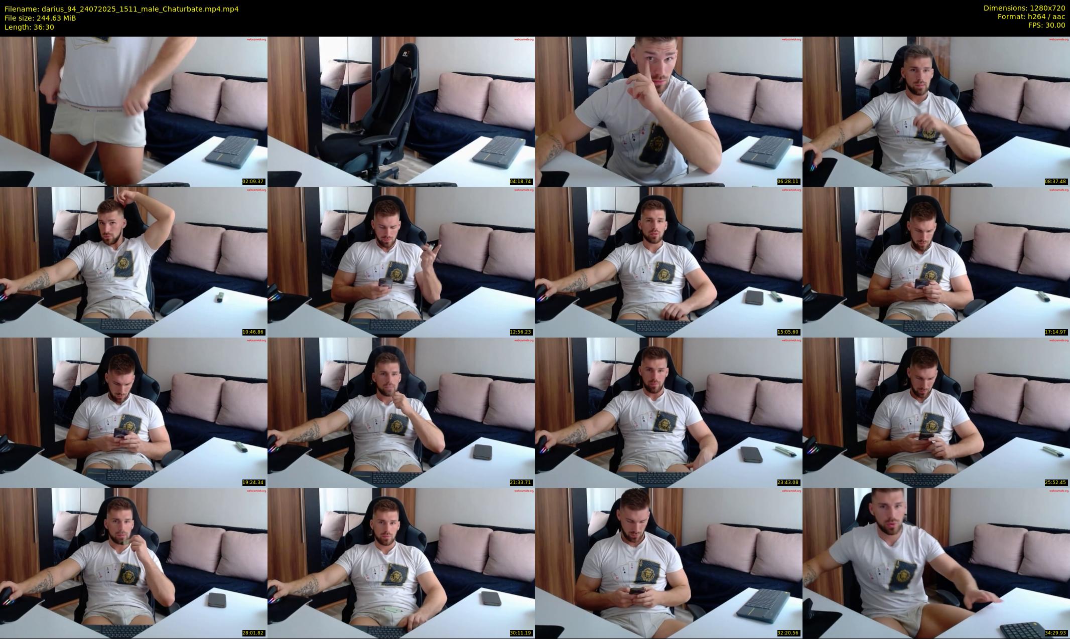 darius_94 — 37 minute Chaturbate male cam show recording, 720p, Jul 24, 2025