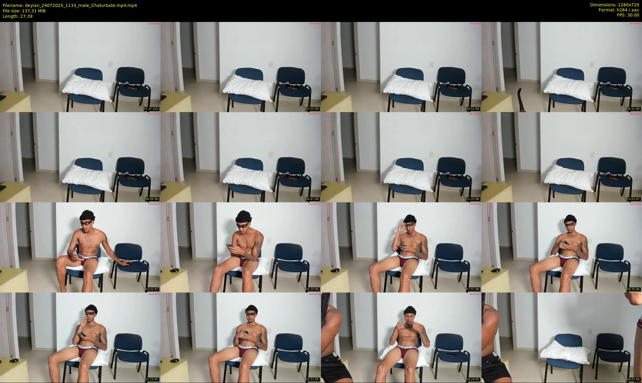 deyian — 28 minute Chaturbate male cam show recording, 720p, Jul 24, 2025