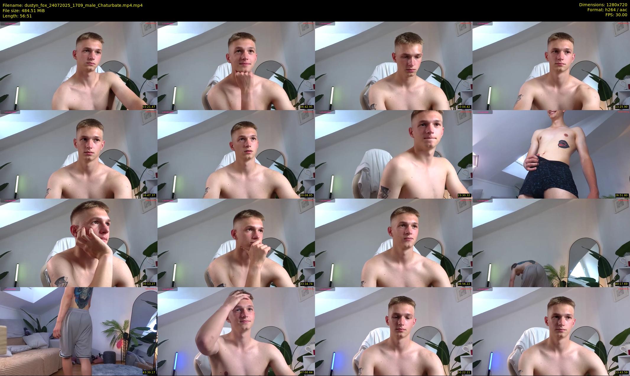 dustyn_fox — 57 minute Chaturbate male cam show recording, 720p, Jul 24, 2025