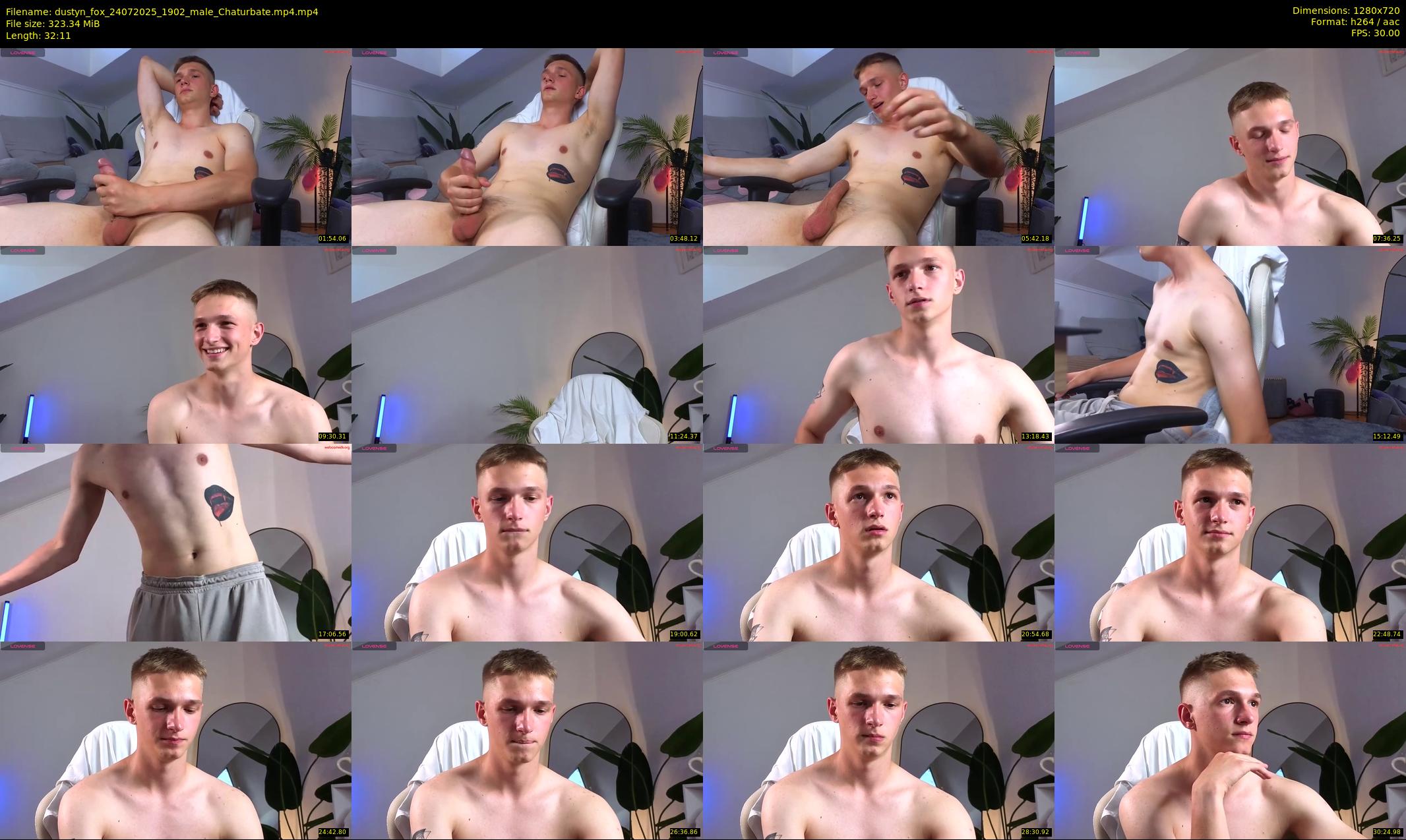 dustyn_fox — 33 minute Chaturbate male cam show recording, 720p, Jul 24, 2025