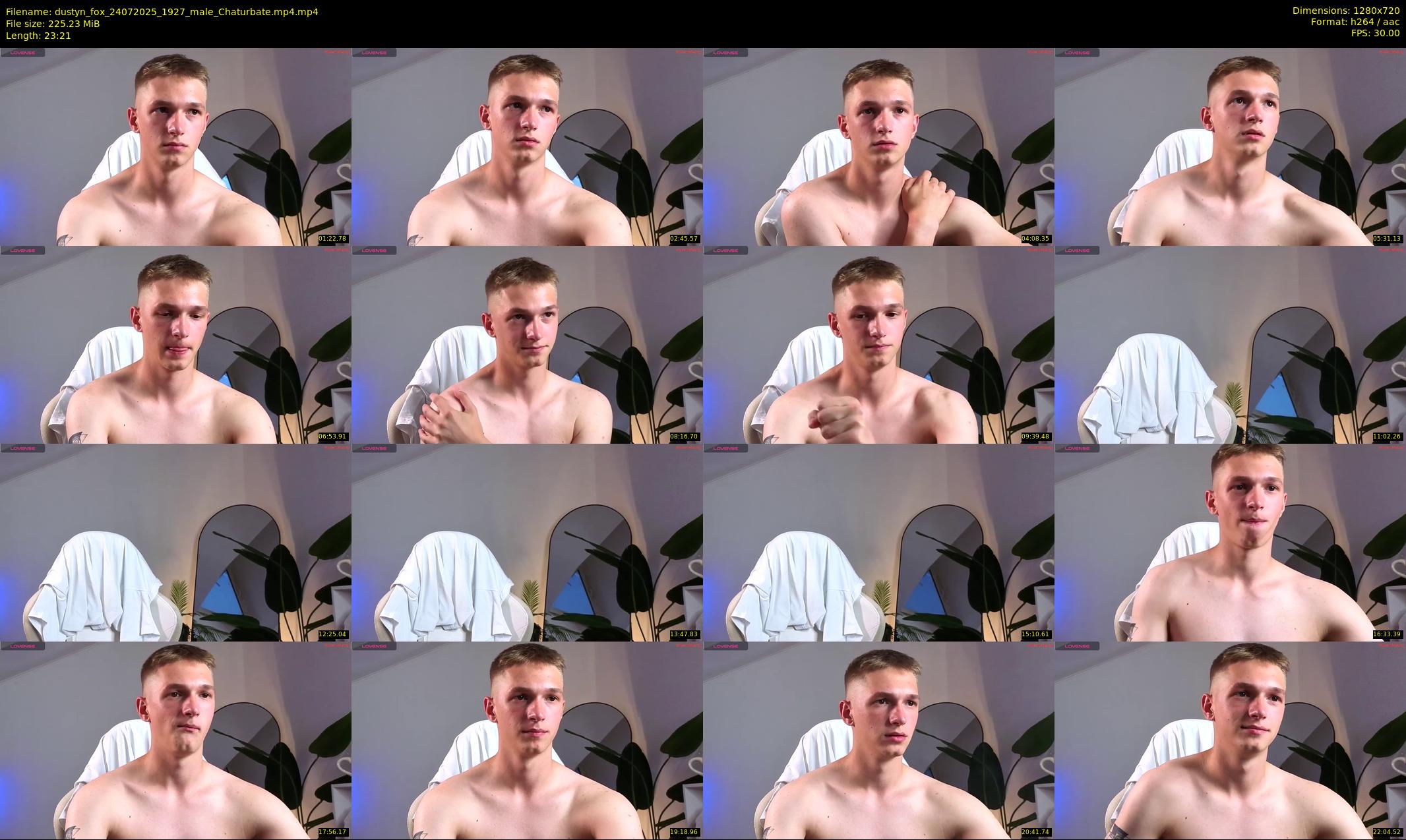 dustyn_fox — 24 minute Chaturbate male cam show recording, 720p, Jul 24, 2025