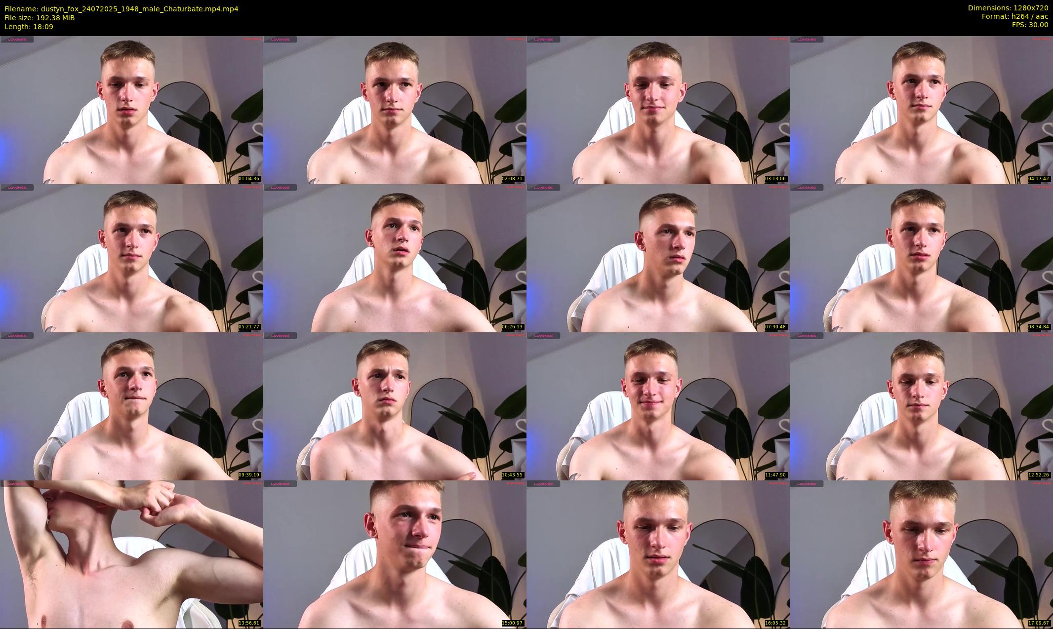 dustyn_fox — 19 minute Chaturbate male cam show recording, 720p, Jul 24, 2025