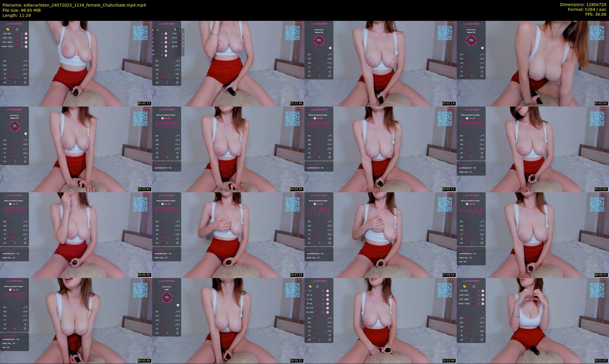 edlacarleton — 12 minute Chaturbate female cam show recording, 720p, Jul 24, 2025