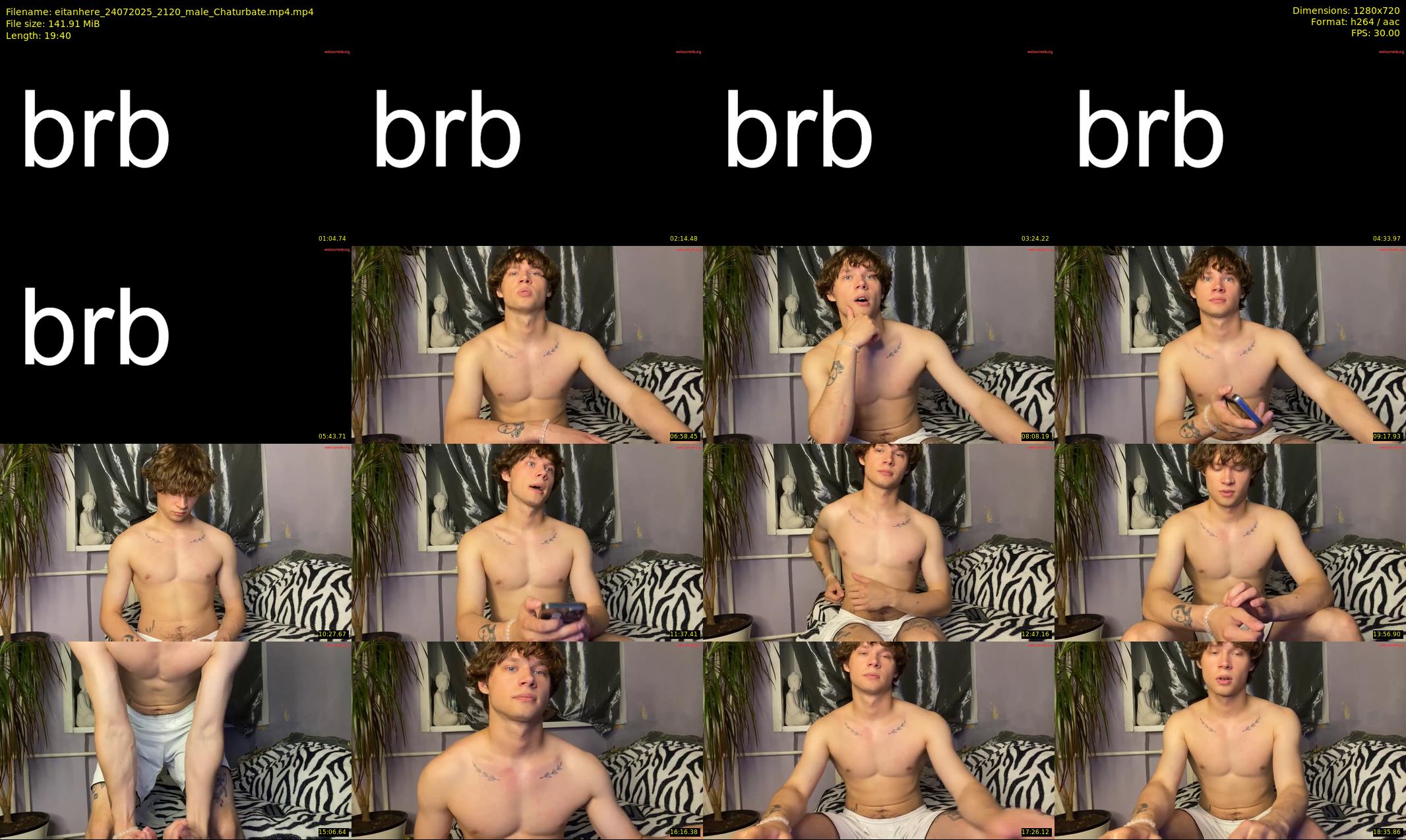 eitanhere — 20 minute Chaturbate male cam show recording, 720p, Jul 24, 2025
