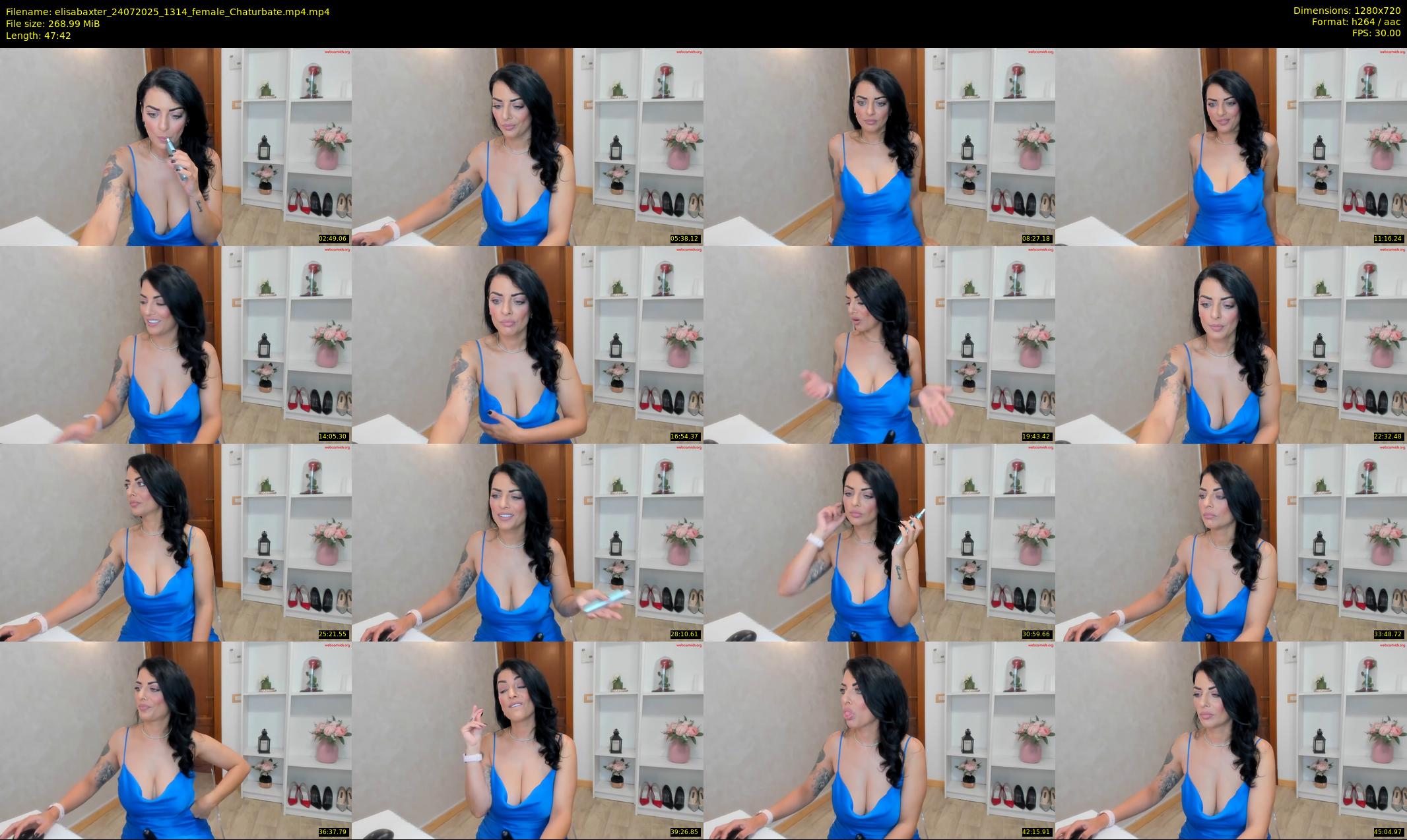 elisabaxter — 48 minute Chaturbate female cam show recording, 720p, Jul 24, 2025