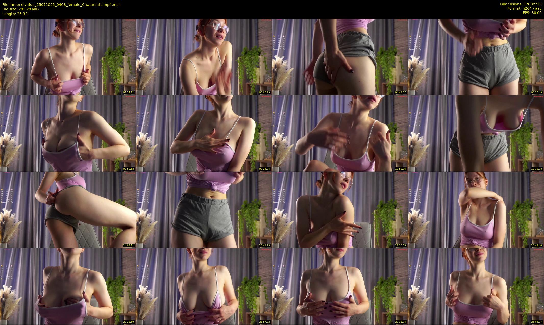 elvafoa — 27 minute Chaturbate female cam show recording, 720p, Jul 25, 2025