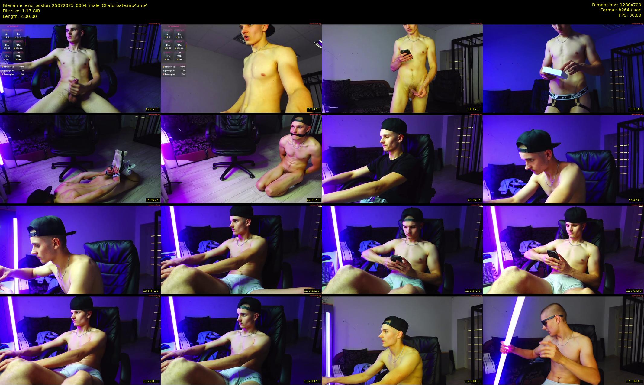 eric_poston — 120 minute Chaturbate male cam show recording, 720p, Jul 25, 2025