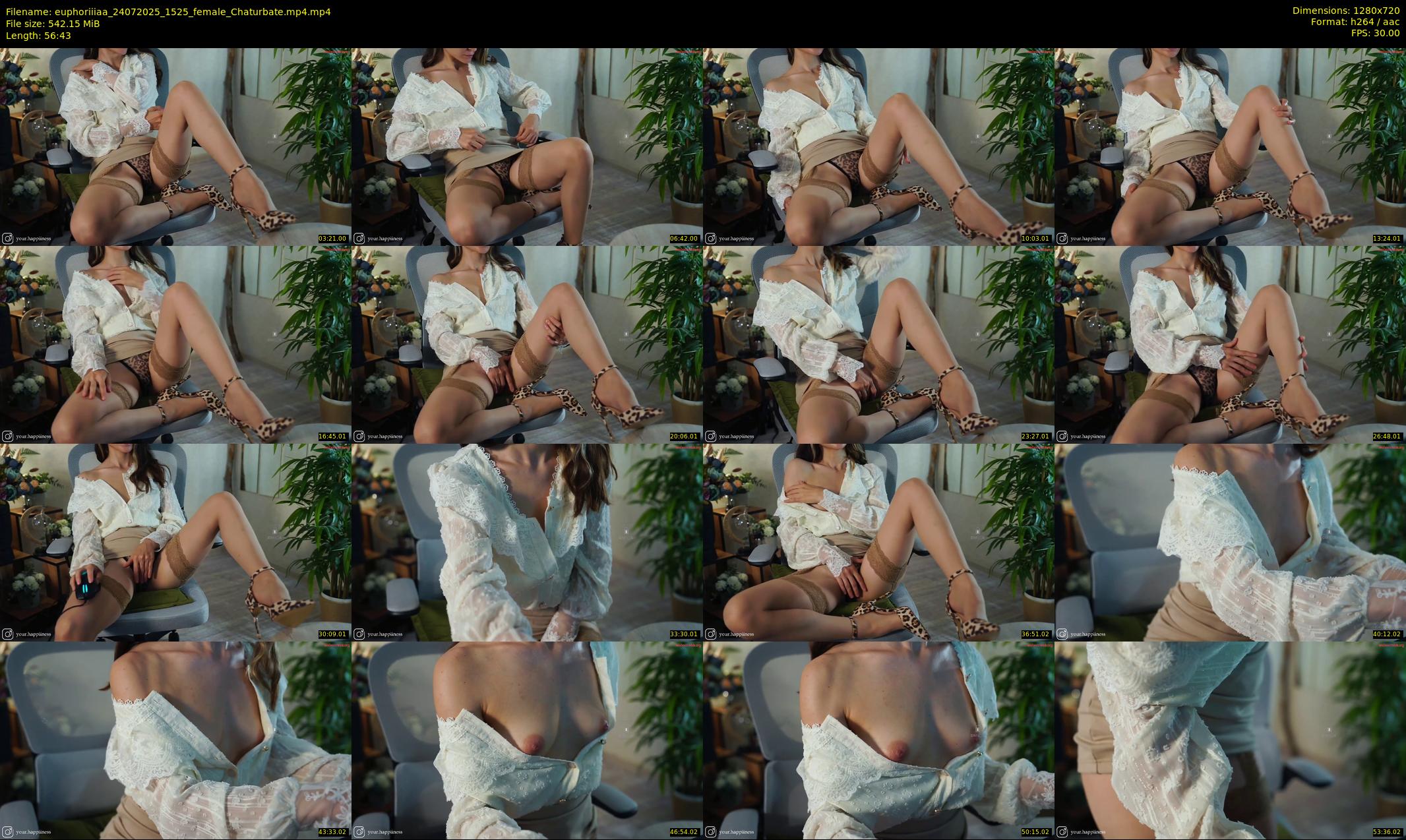 euphoriiiaa — 57 minute Chaturbate female cam show recording, 720p, Jul 24, 2025