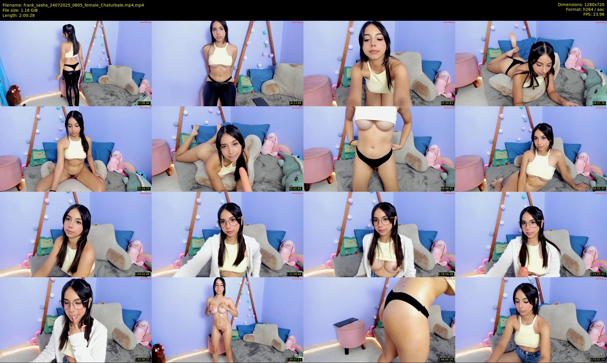 frank_sasha — 121 minute Chaturbate couple cam show recording, 720p, Jul 24, 2025