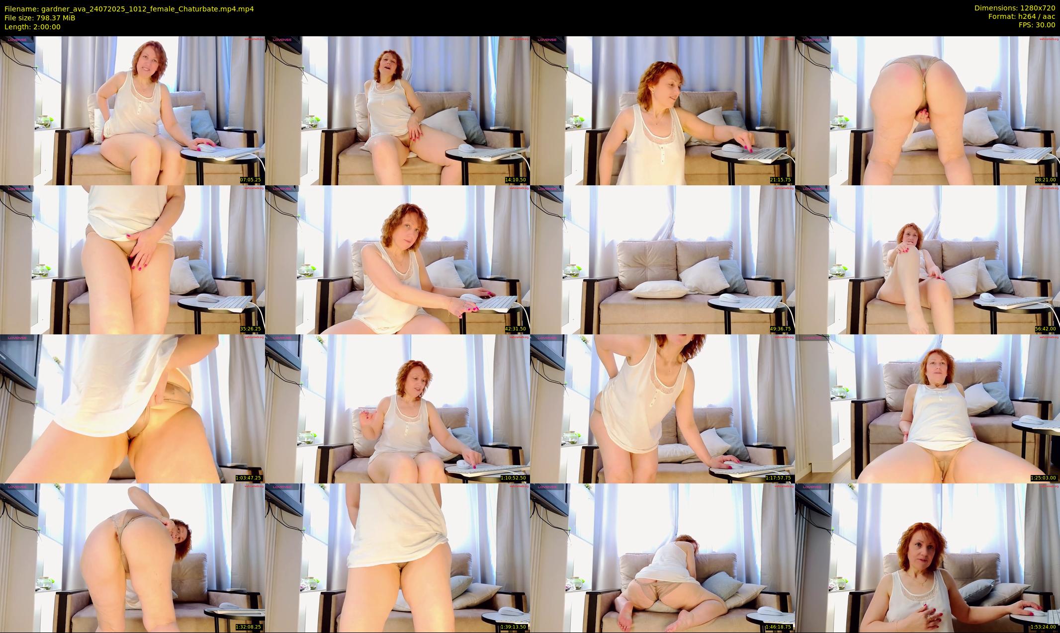 gardner_ava — 120 minute Chaturbate female cam show recording, 720p, Jul 24, 2025