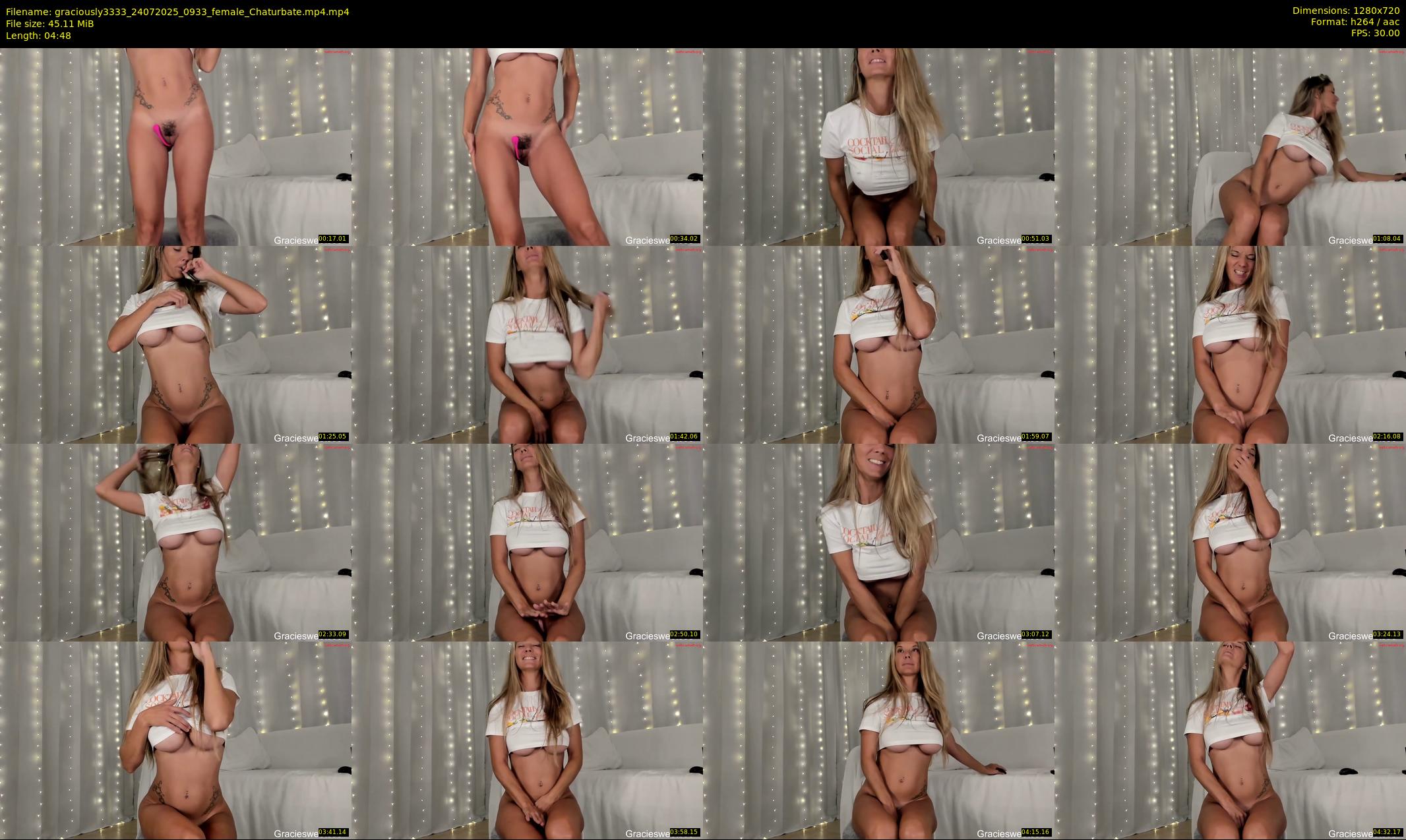 graciously3333 — 5 minute Chaturbate female cam show recording, 720p, Jul 24, 2025