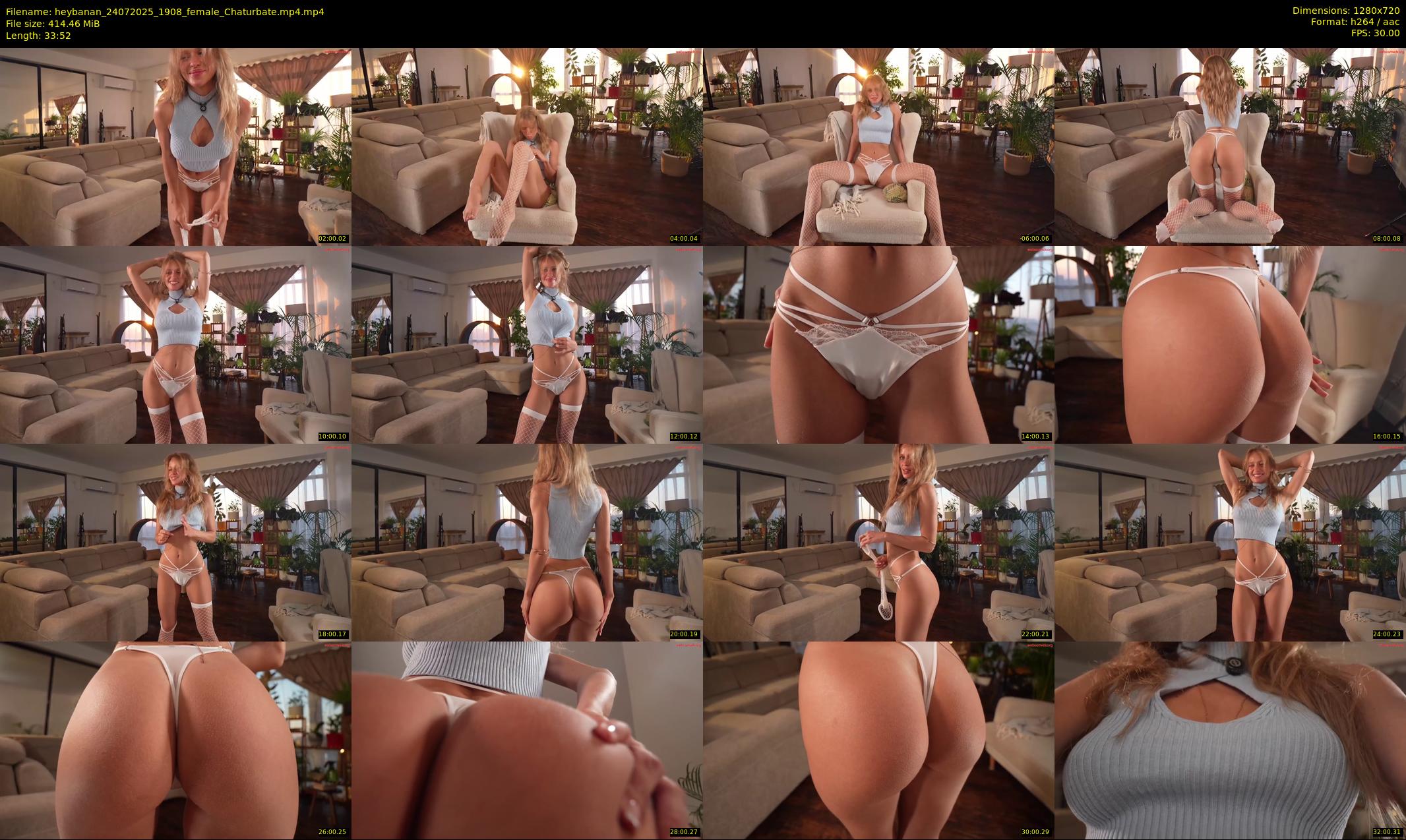 heybanan — 34 minute Chaturbate female cam show recording, 720p, Jul 24, 2025