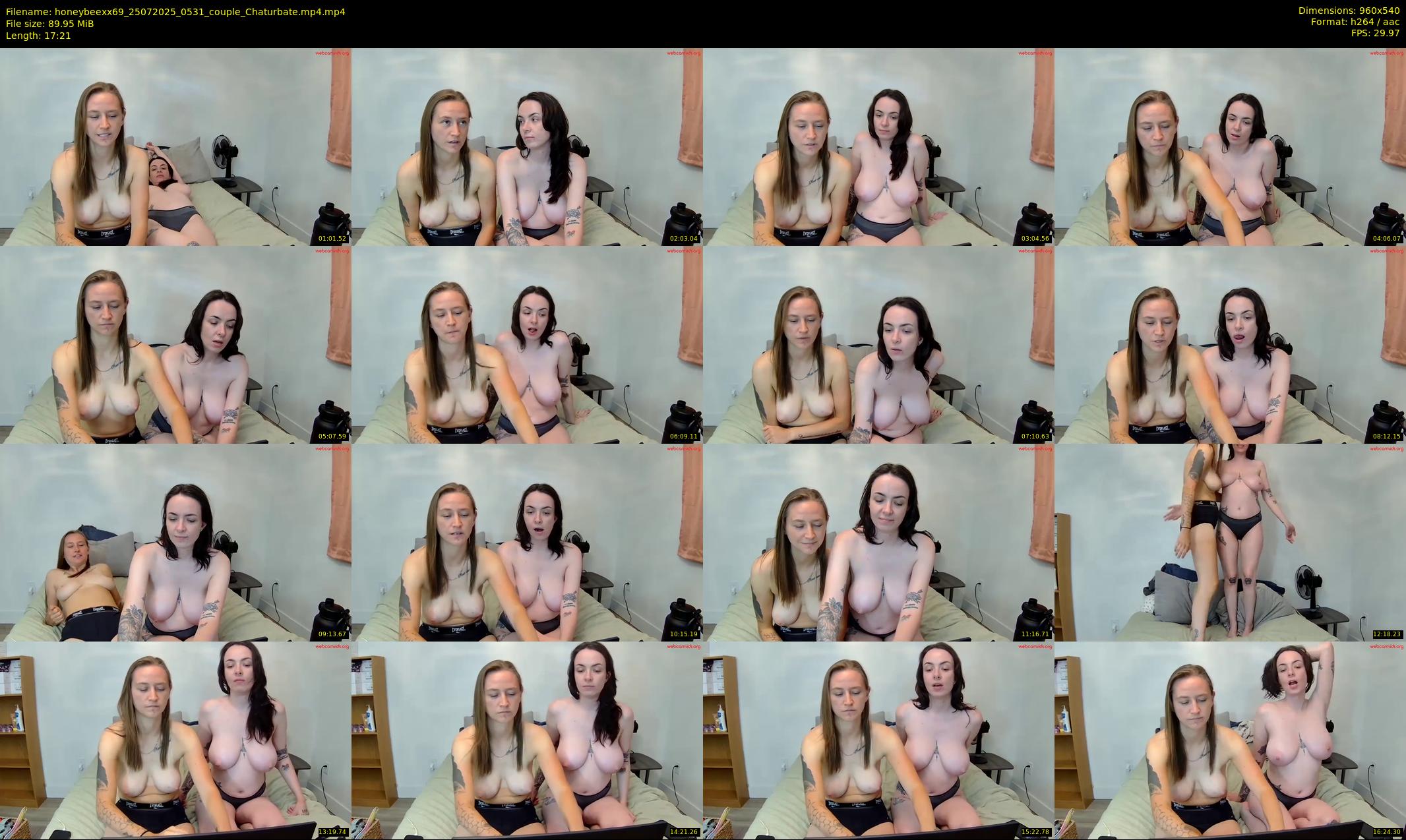 honeybeexx69 — 18 minute Chaturbate couple cam show recording, 480p, Jul 25, 2025