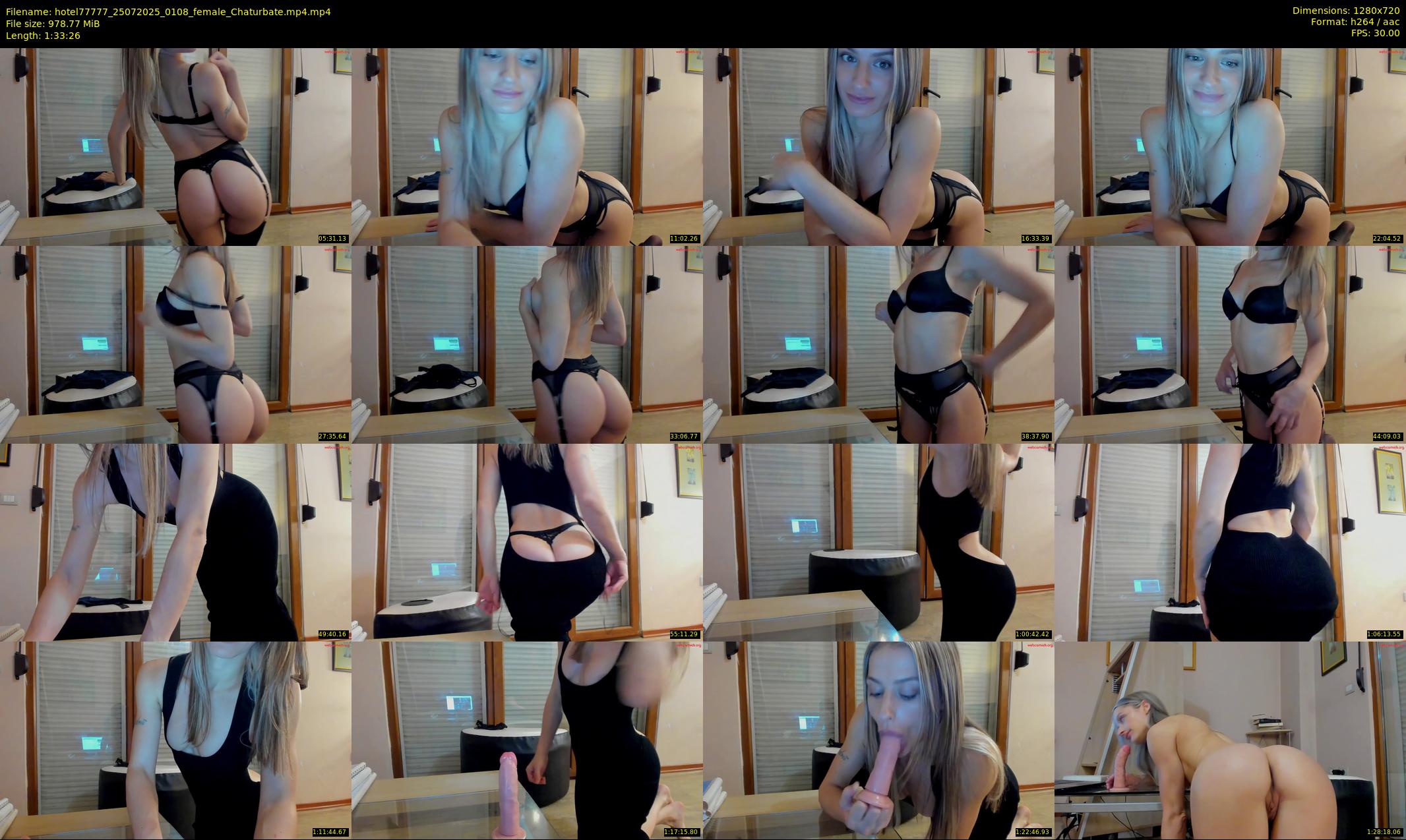 hotel77777 — 94 minute Chaturbate female cam show recording, 720p, Jul 25, 2025
