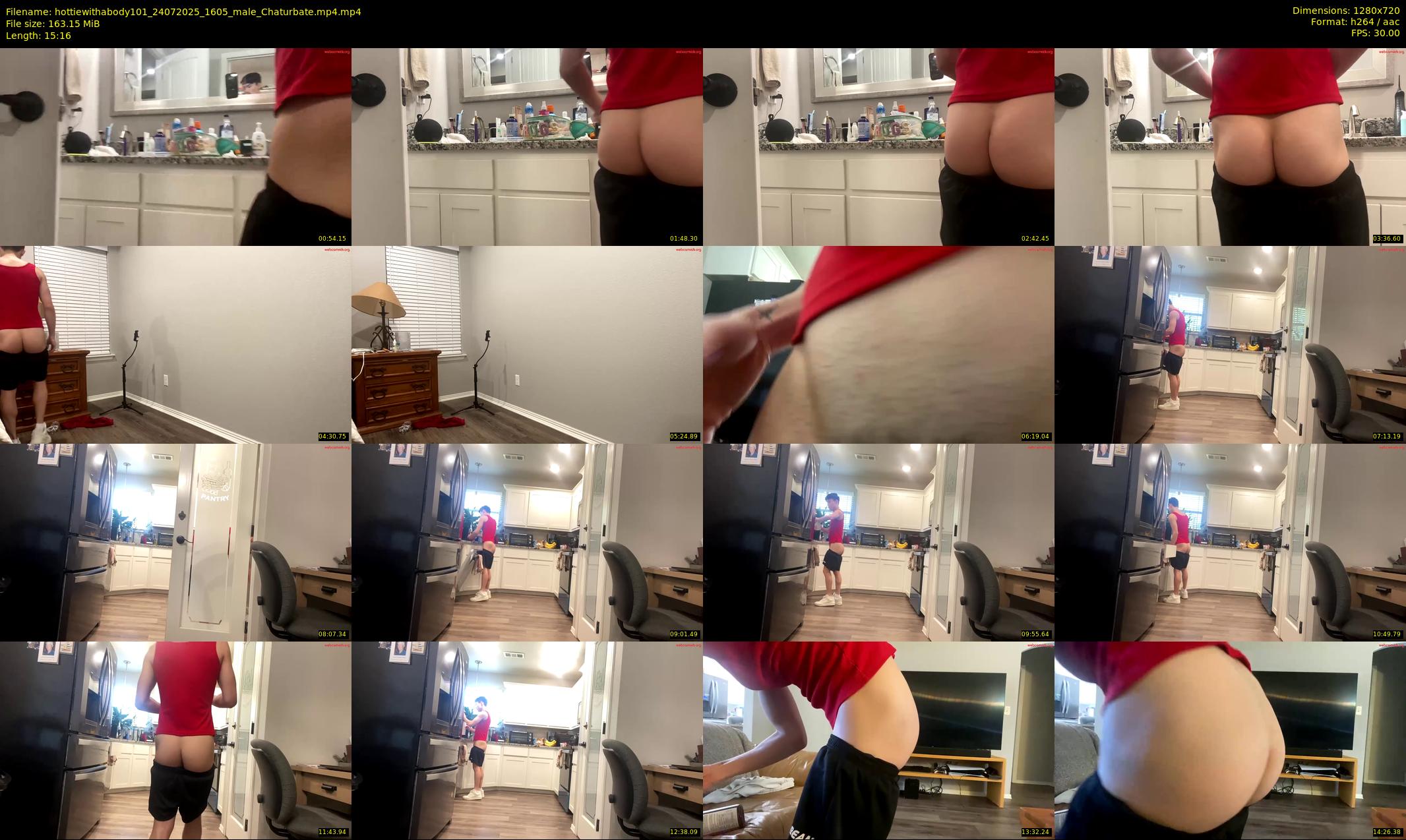 hottiewithabody101 — 16 minute Chaturbate male cam show recording, 720p, Jul 24, 2025