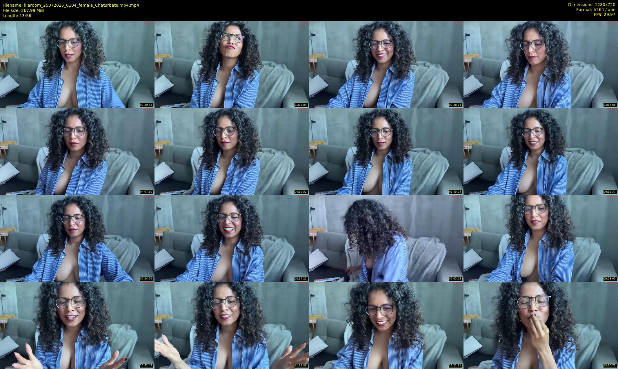 illaroom — 14 minute Chaturbate female cam show recording, 720p, Jul 25, 2025
