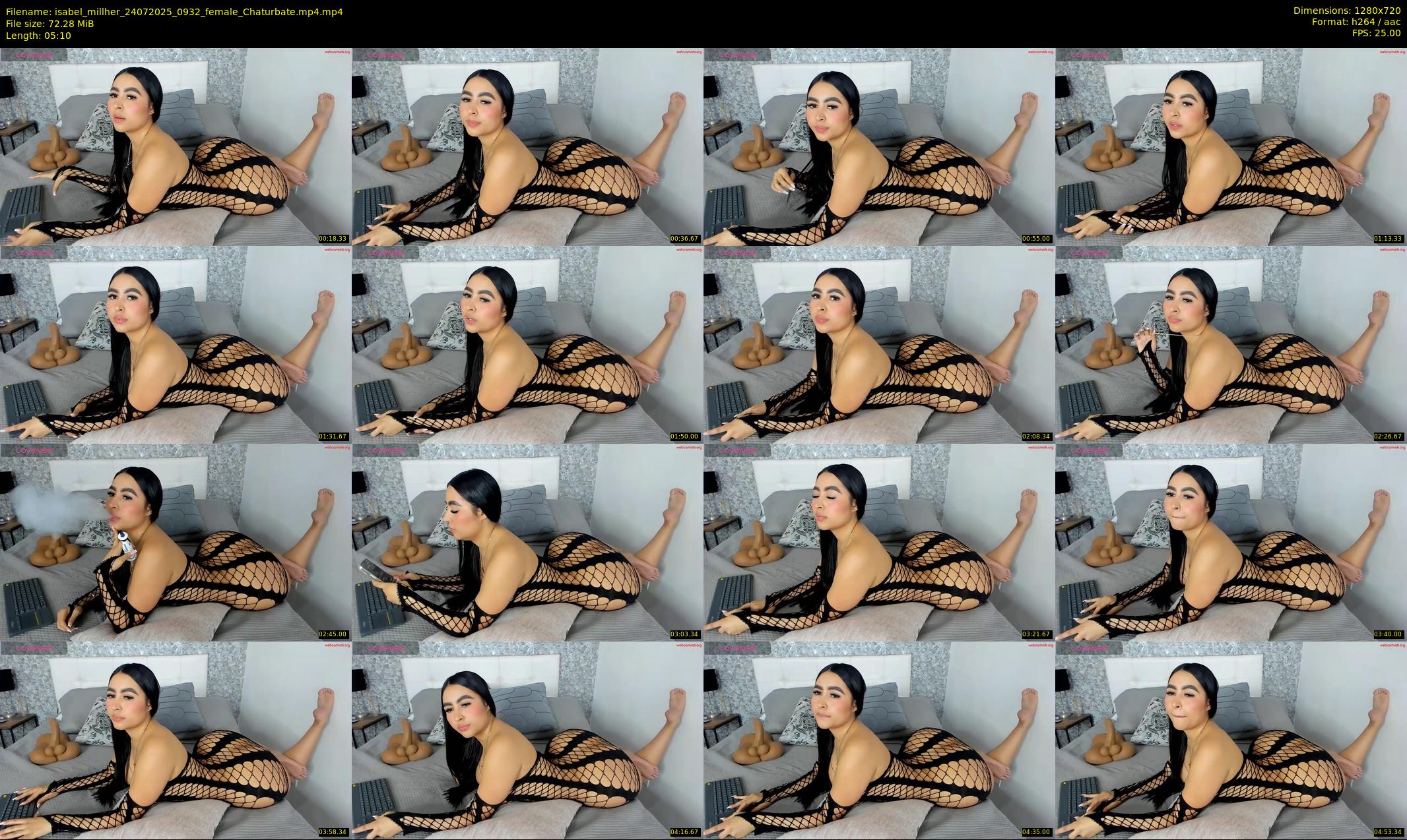 isabel_millher — 6 minute Chaturbate female cam show recording, 720p, Jul 24, 2025