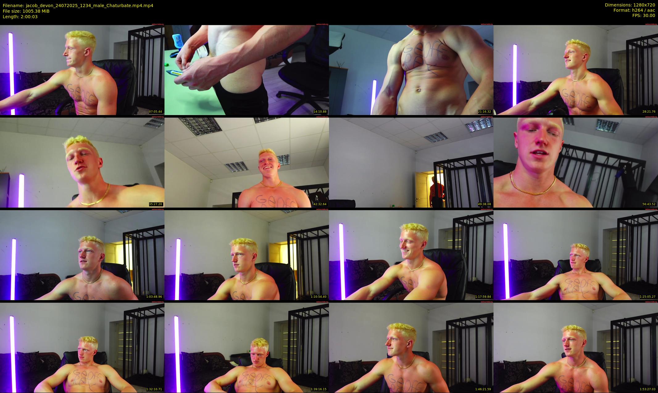 jacob_devon — 121 minute Chaturbate male cam show recording, 720p, Jul 24, 2025