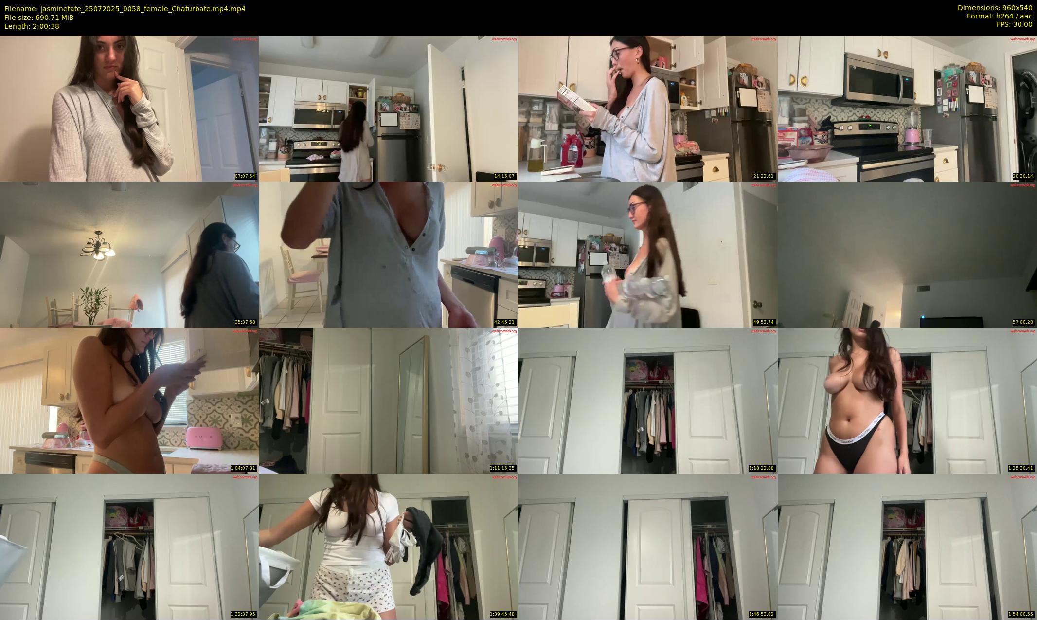 jasminetate — 121 minute Chaturbate female cam show recording, 480p, Jul 25, 2025